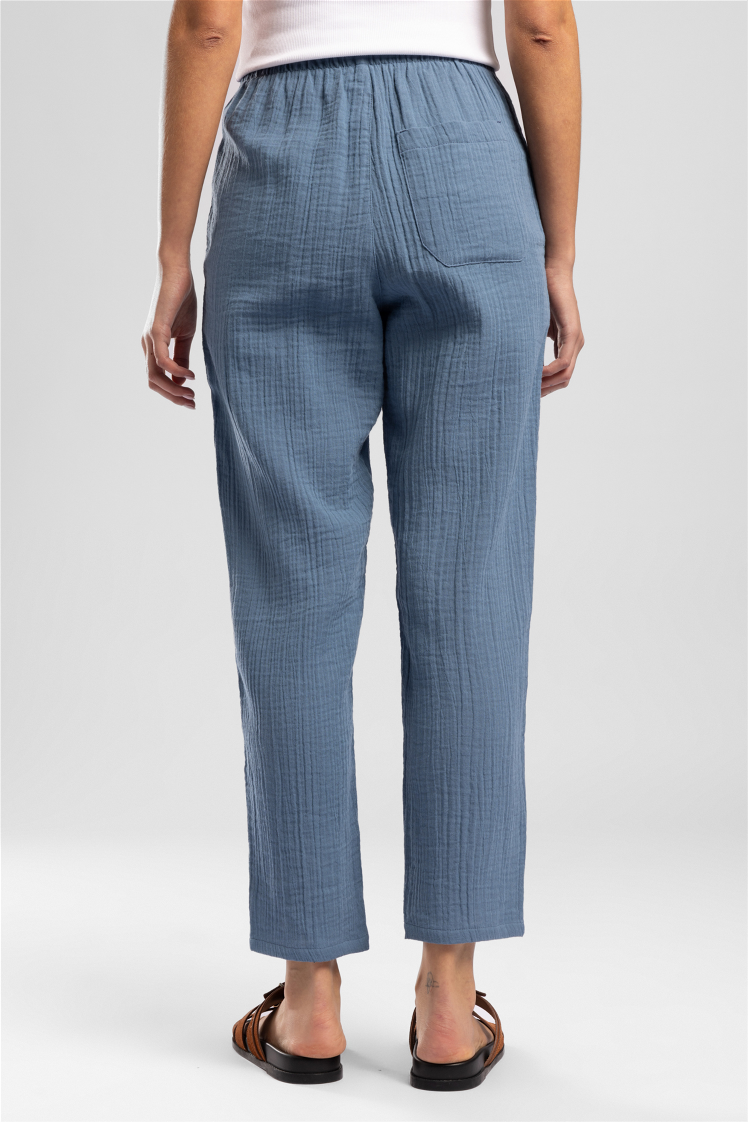 Alberty Kadın Regular Fit Pamuklu Pantolon İndigo