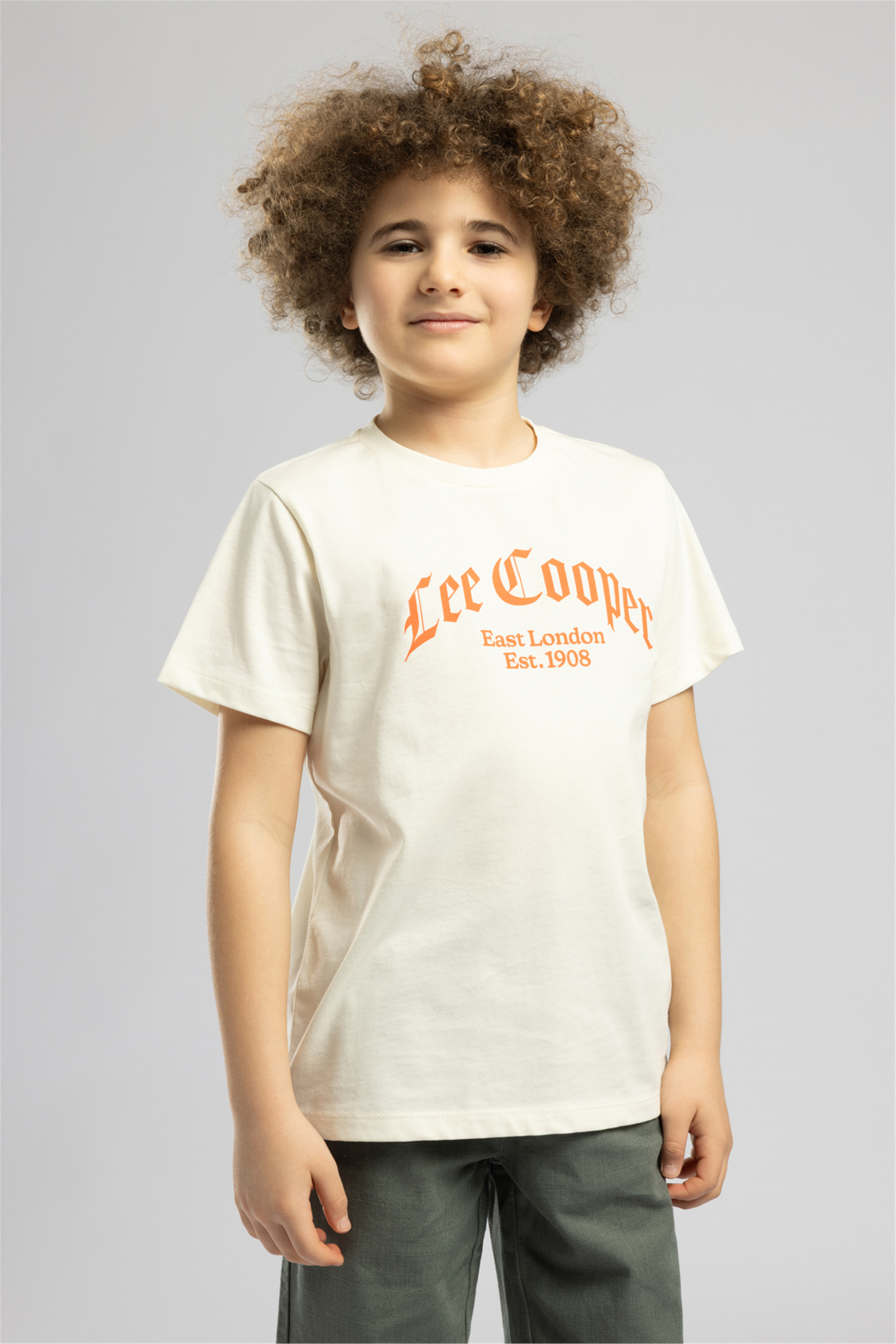 Antıque Erkek Çocuk Basic Bisiklet Yaka T-Shirt Beyaz