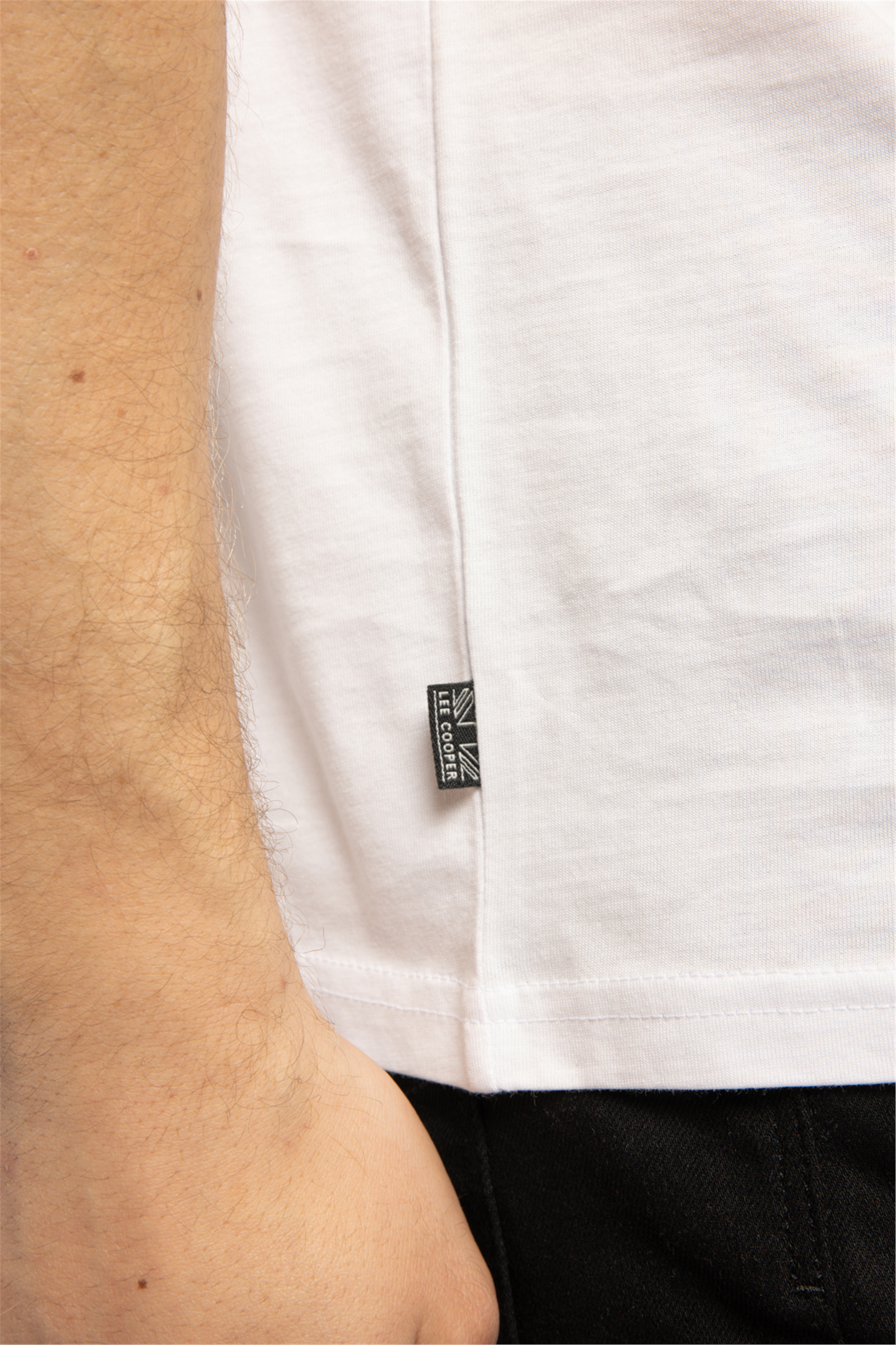Baselo Erkek Regular Fit %100 Pamuk Basic Bisiklet Yaka T-Shirt Beyaz