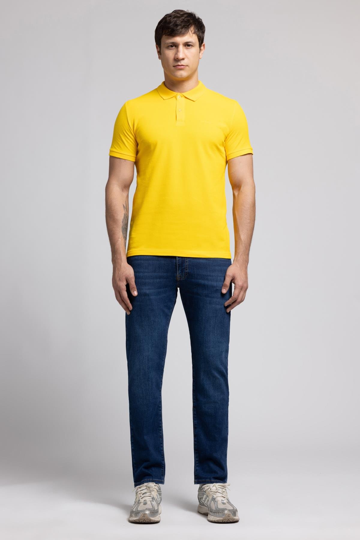 BASIC ERKEK POLO YAKA PİKE T-SHIRT
