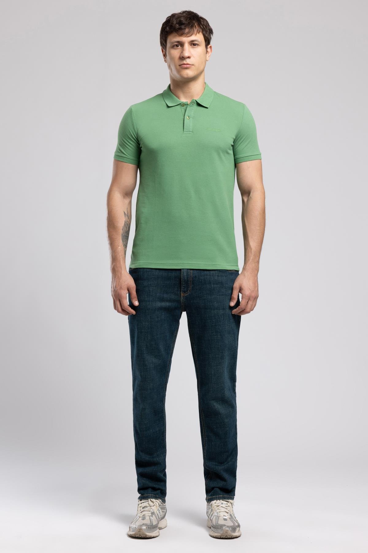 BASIC ERKEK POLO YAKA PİKE T-SHIRT