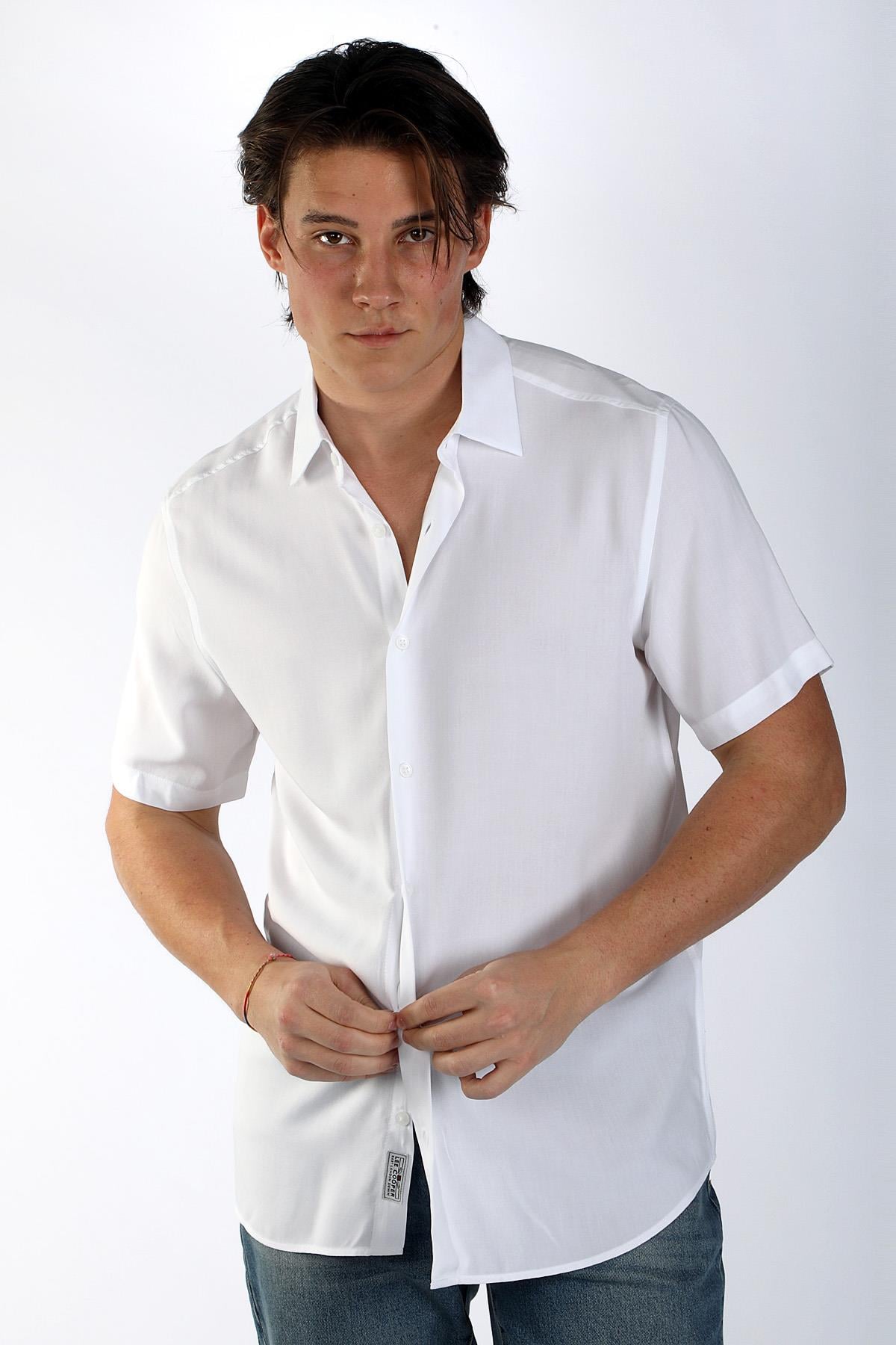 BASICES ERKEK K.KOL DOKUMA GÖMLEK