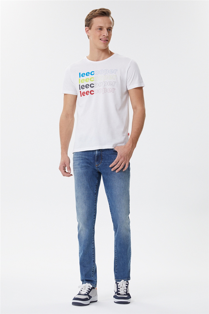 Bert Erkek O Yaka T-Shirt Beyaz