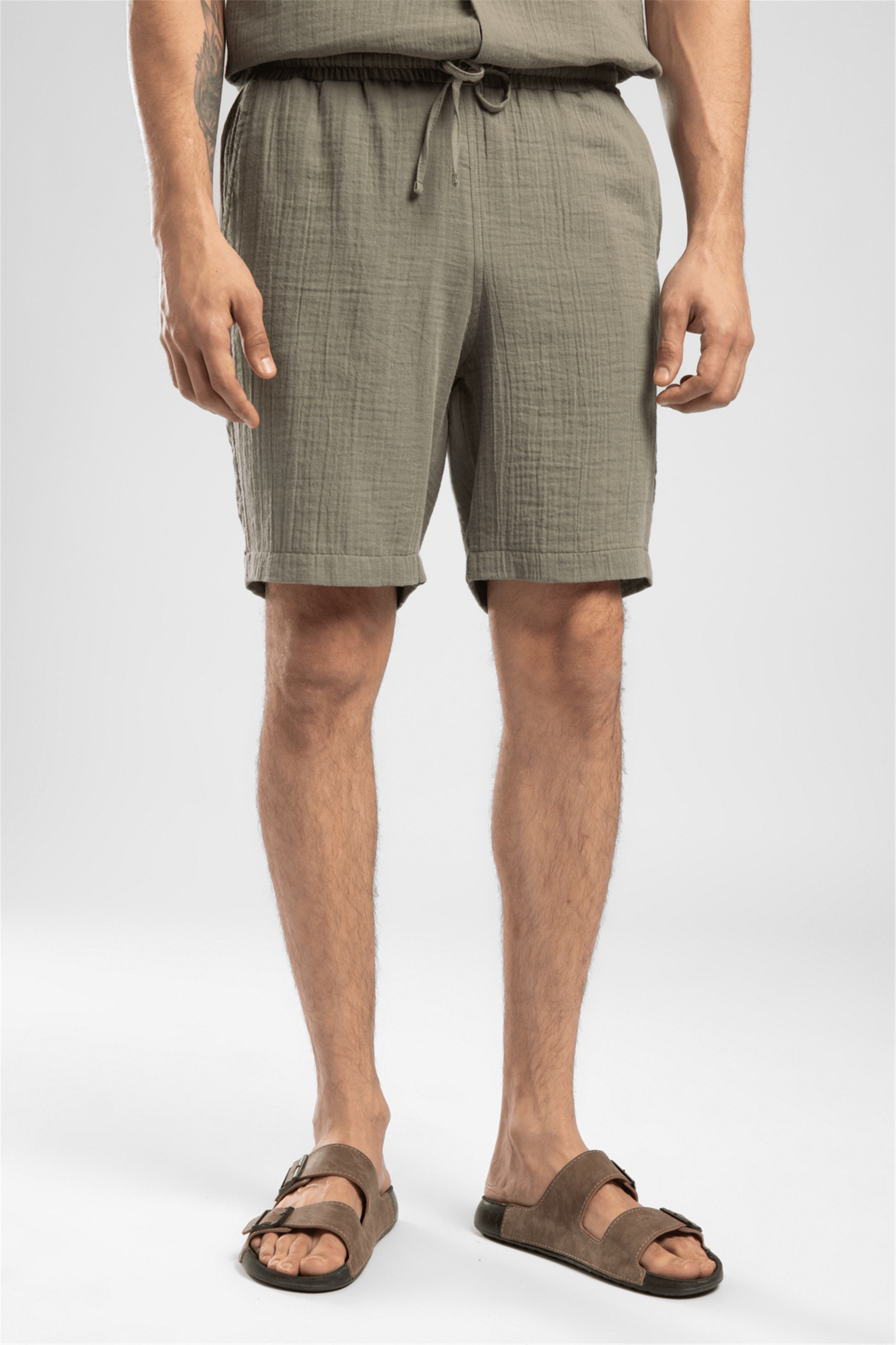 Bosea Erkek Regular Fit Şort Yeşil