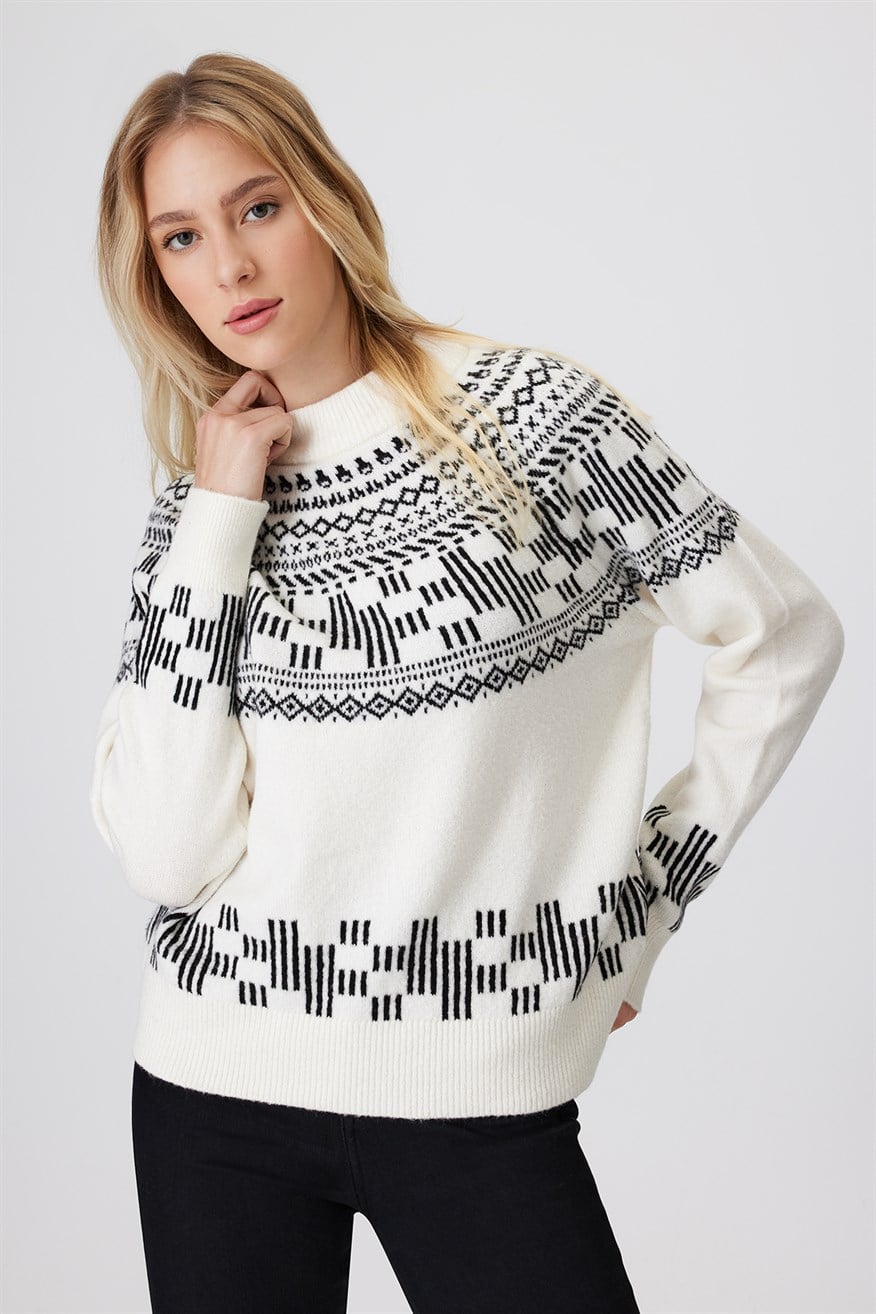 Brıtney Kadın Jakarlı Kazak