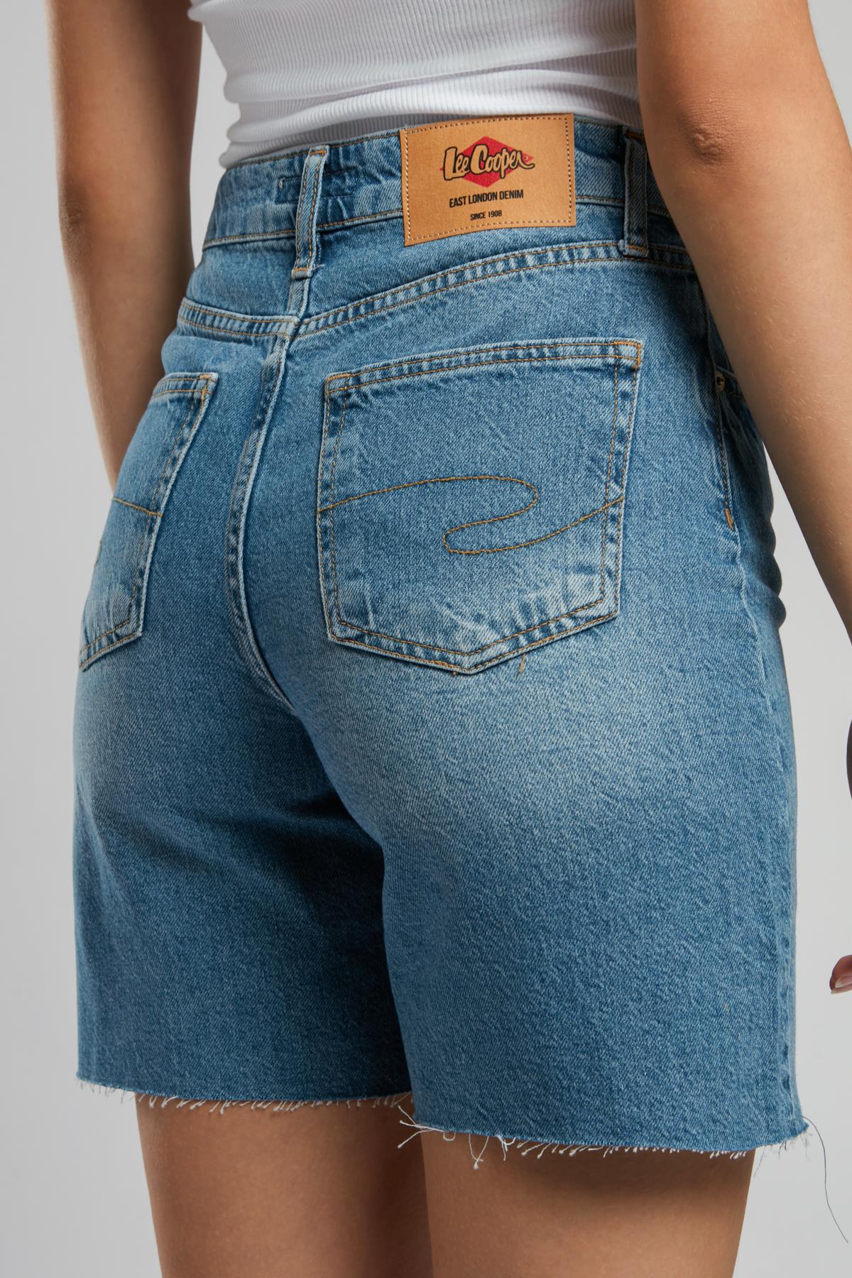 Bund 2 Kadın %100 Pamuk Jean Şort Denim
