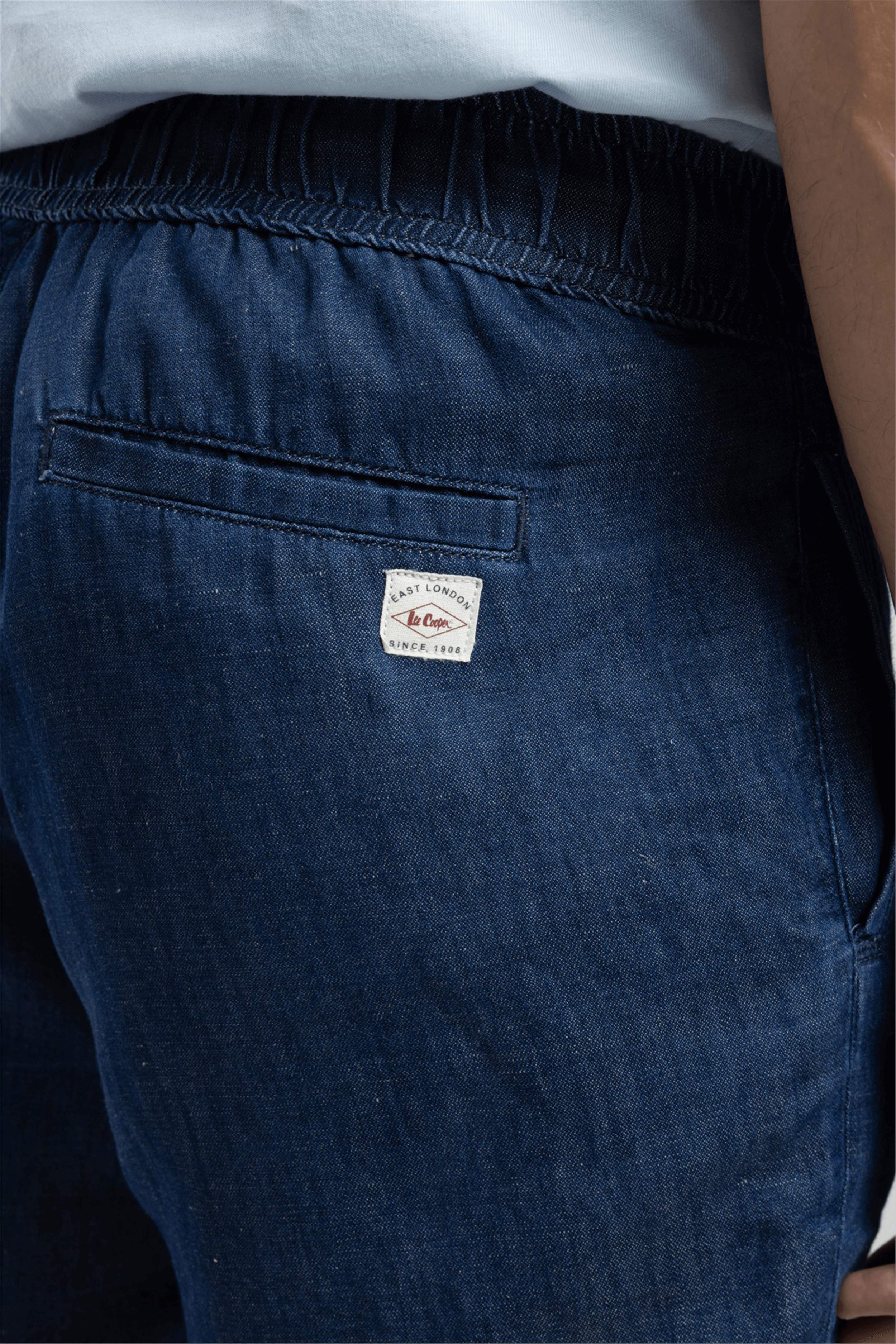 Burfy Erkek Rahat Kesim Jean Şort Mavi