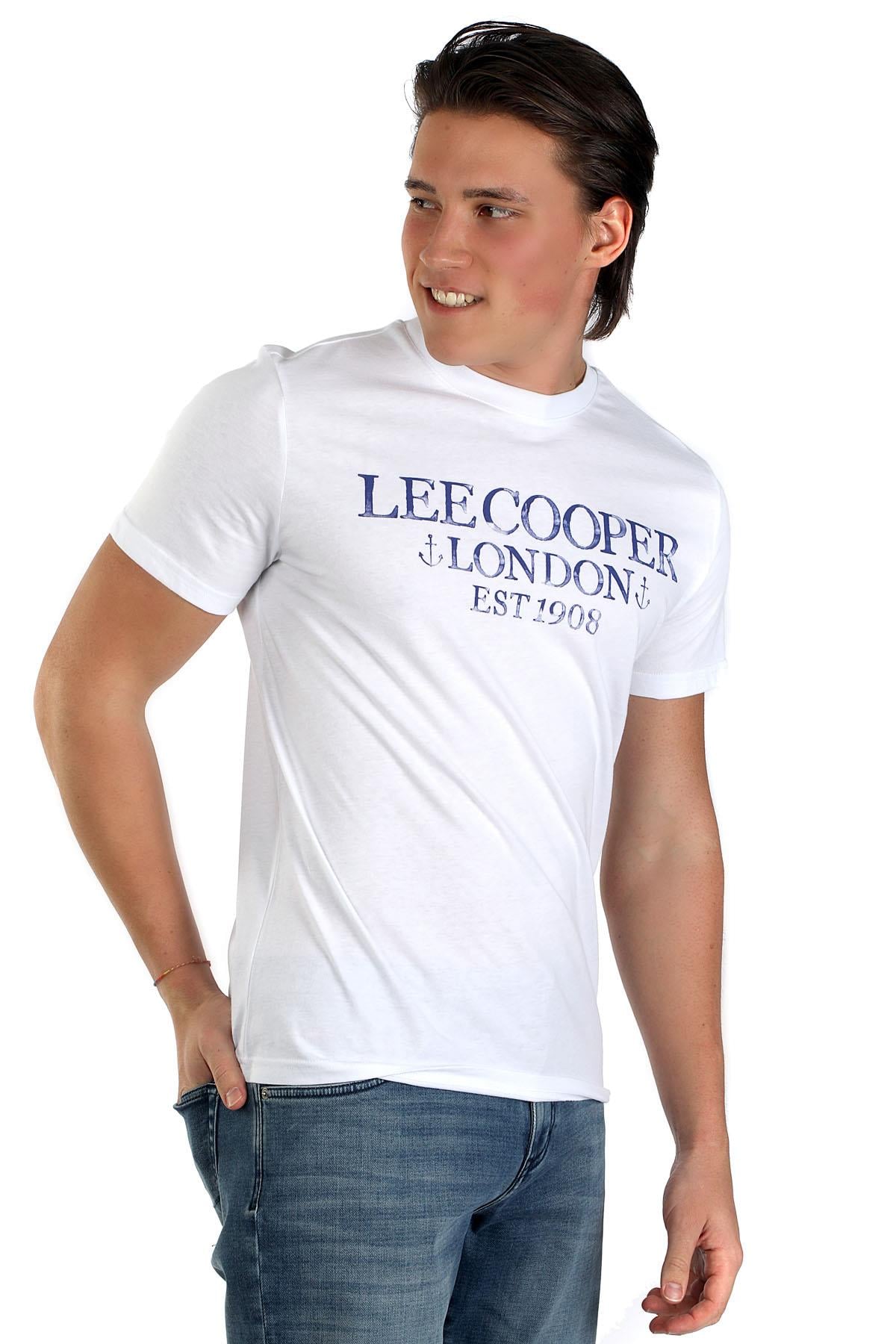 Cador Erkek %100 Pamuk O Yaka T-Shirt Beyaz