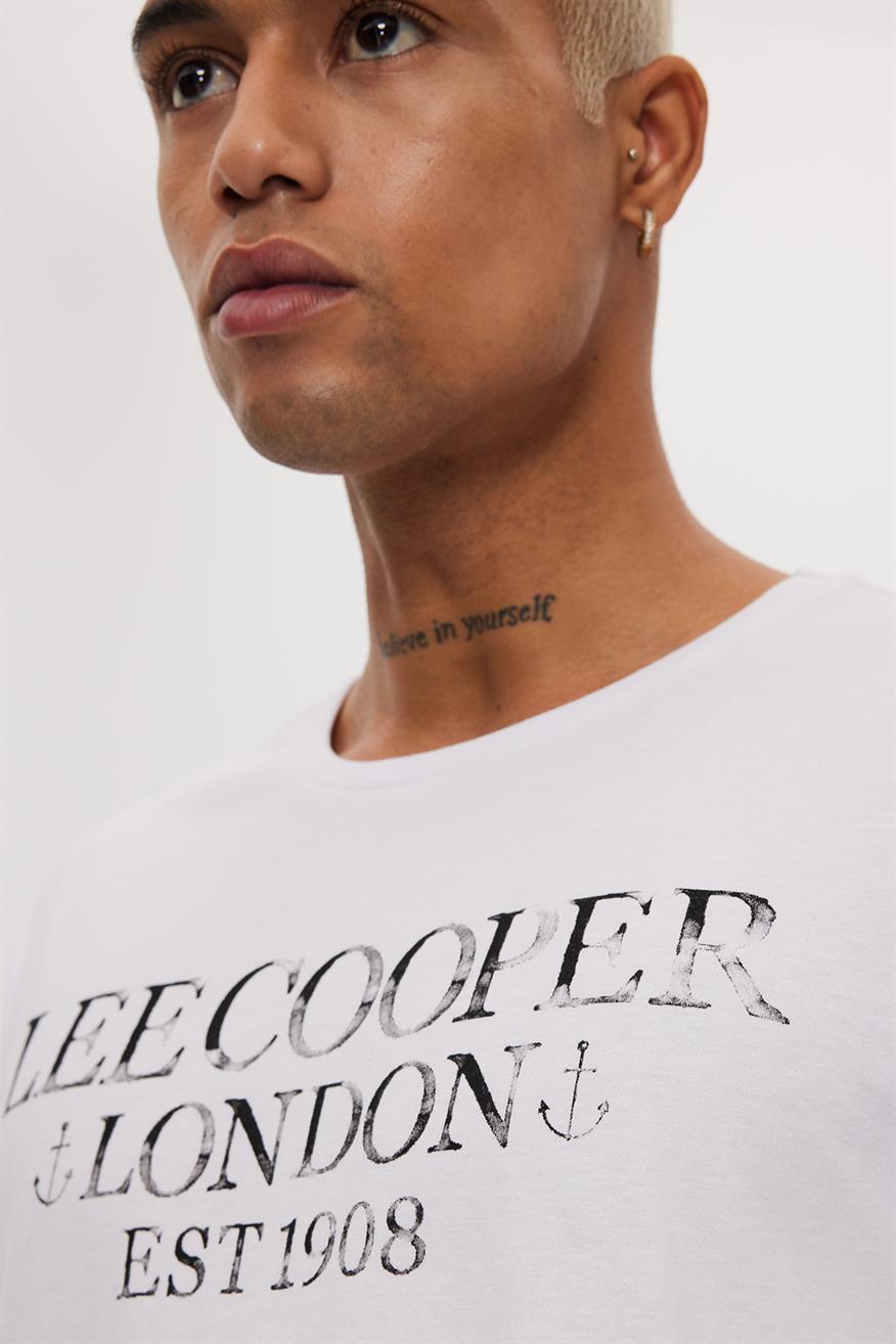 Cador Erkek %100 Pamuk O Yaka T-Shirt Beyaz