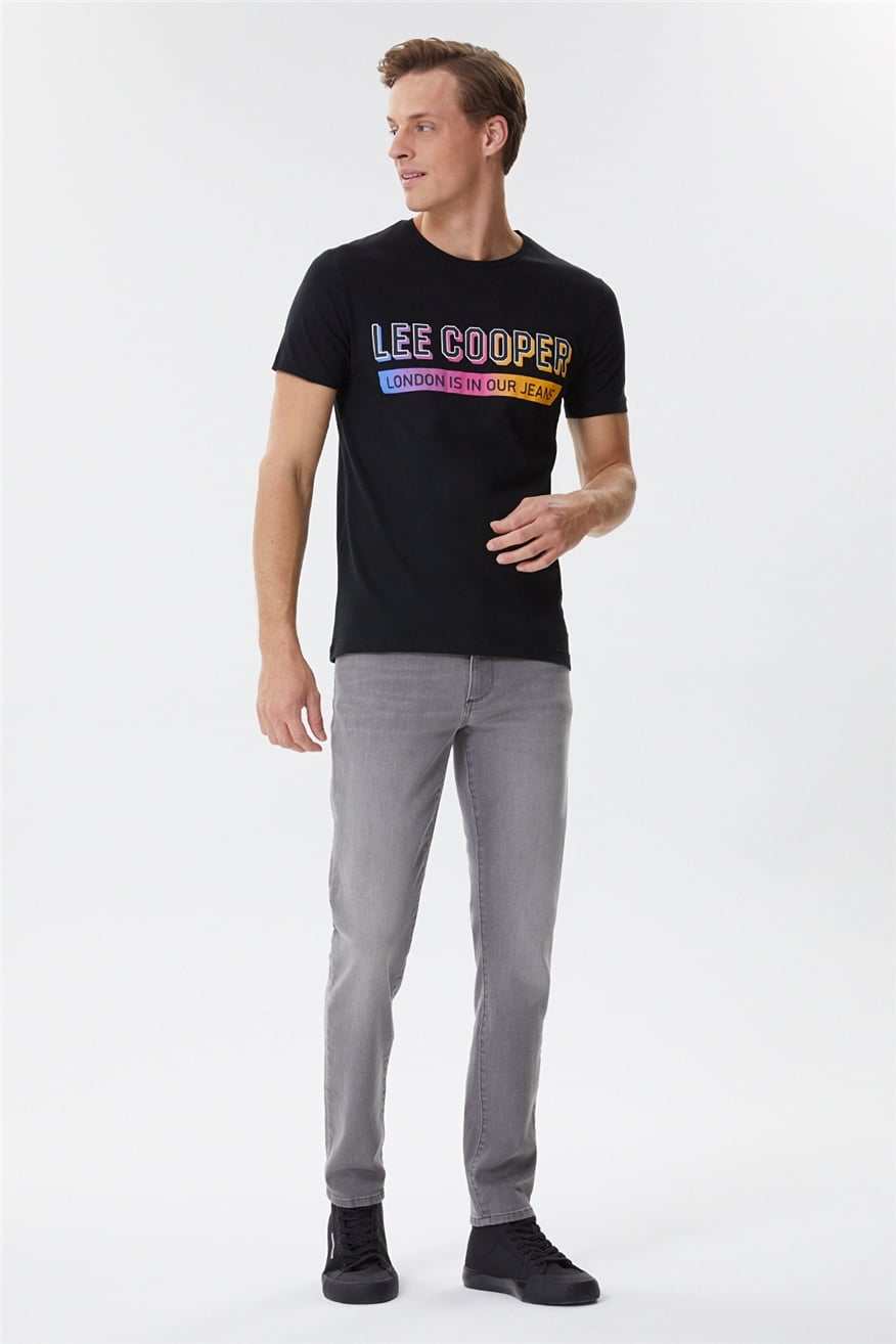 Carter Erkek O Yaka T-Shirt Siyah