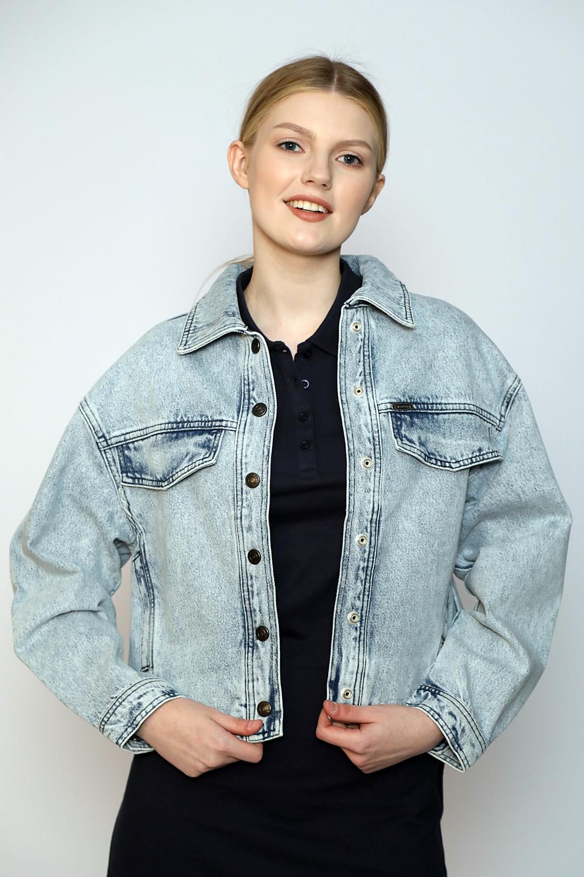 CARY KADIN JEAN CEKET