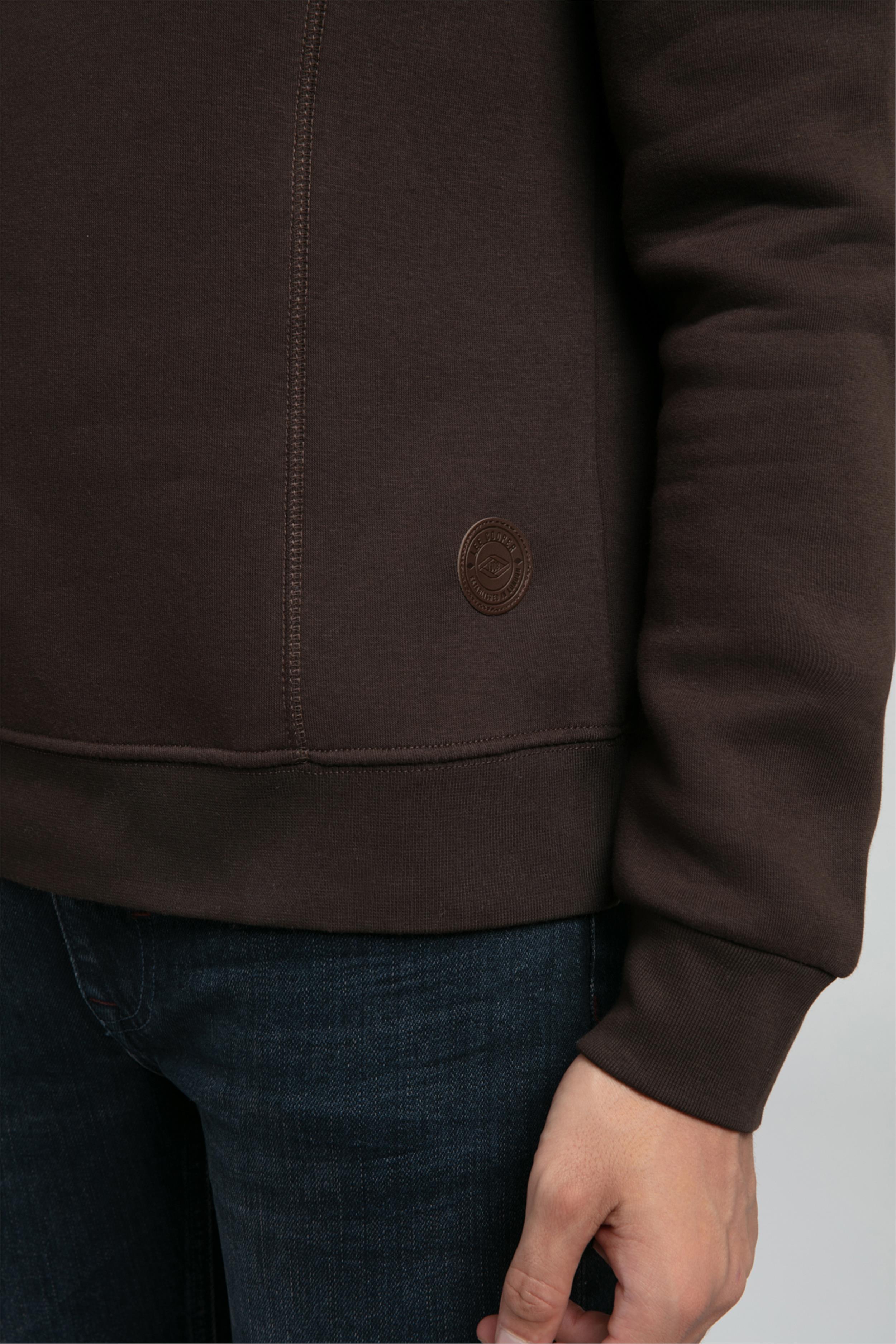 Ceaser Erkek Dik Yaka Sweatshirt Kahve