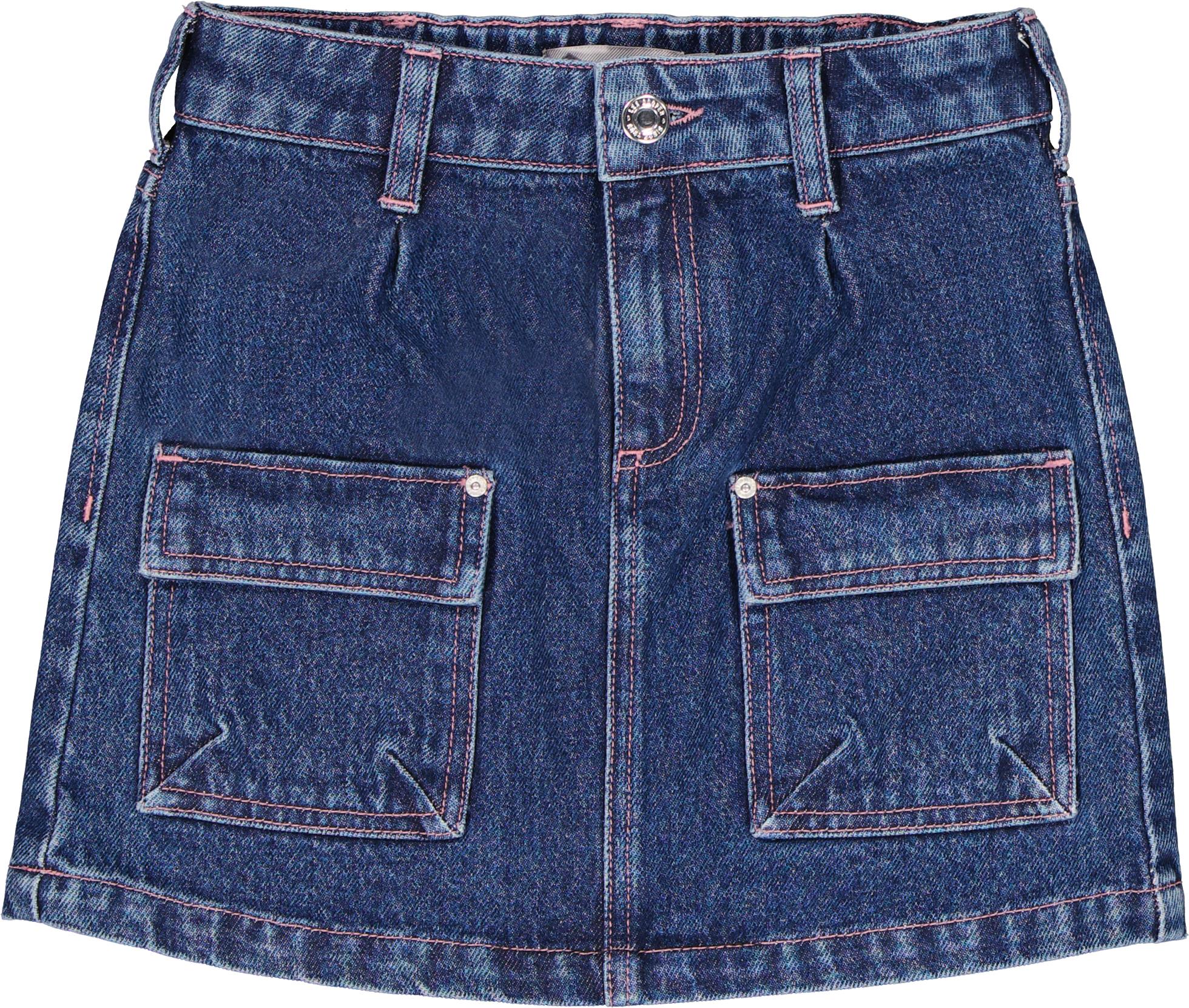 Celine Kız Çocuk Jean Etek Siyah