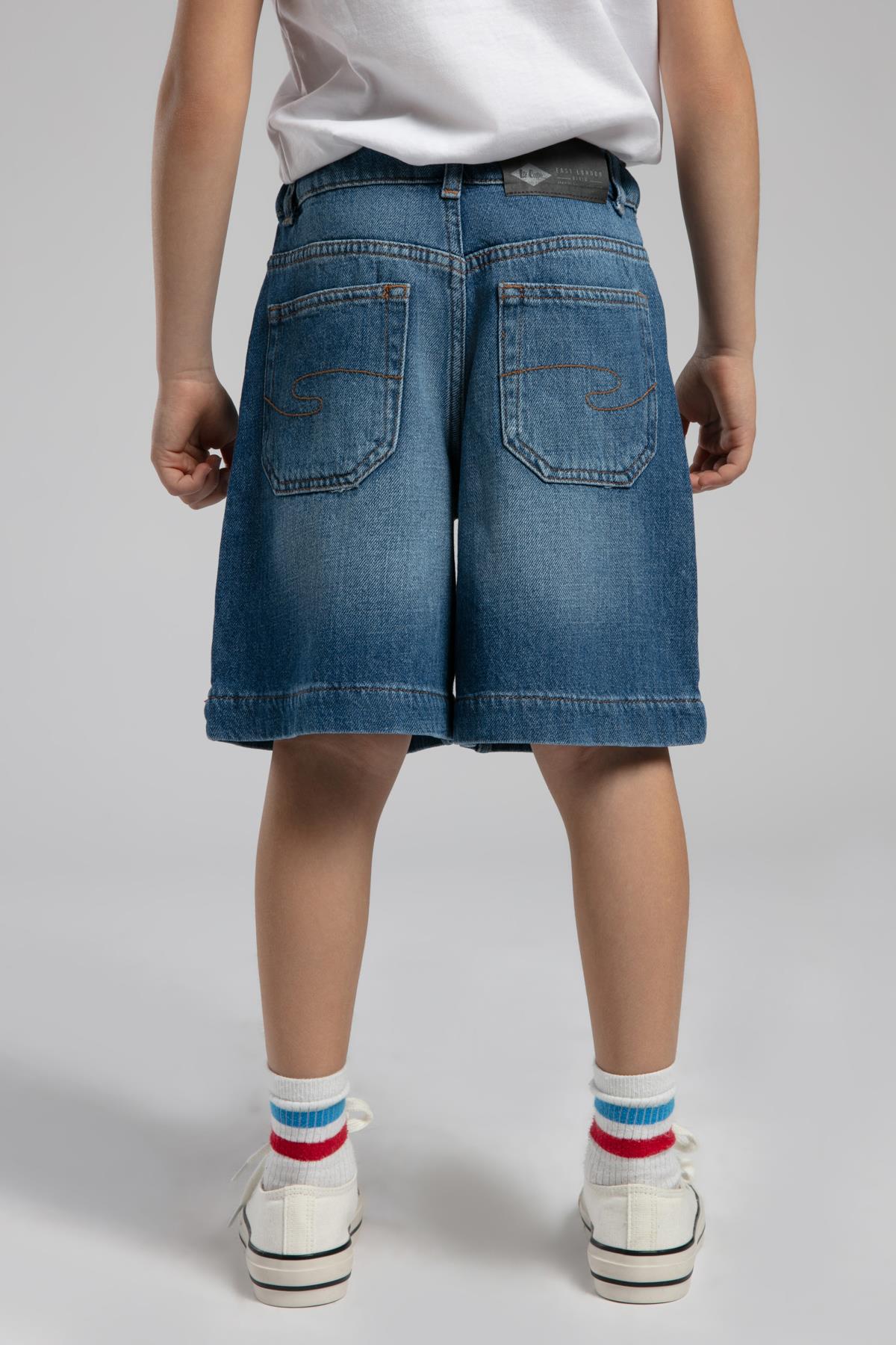 Chester 2 Erkek Çocuk Jean Şort Denim
