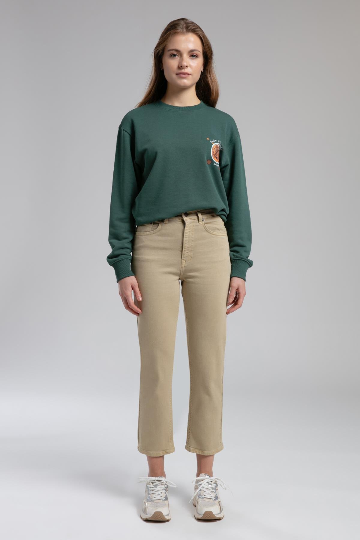 CLARA ND 1 KADIN DOKUMA PANTOLON