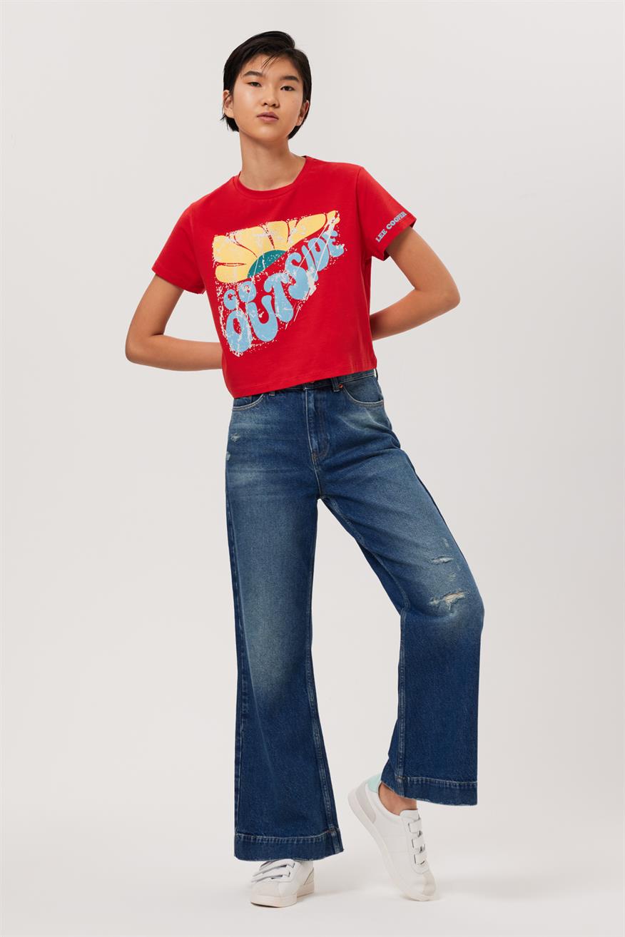 CODE KADIN O YAKA T-SHIRT