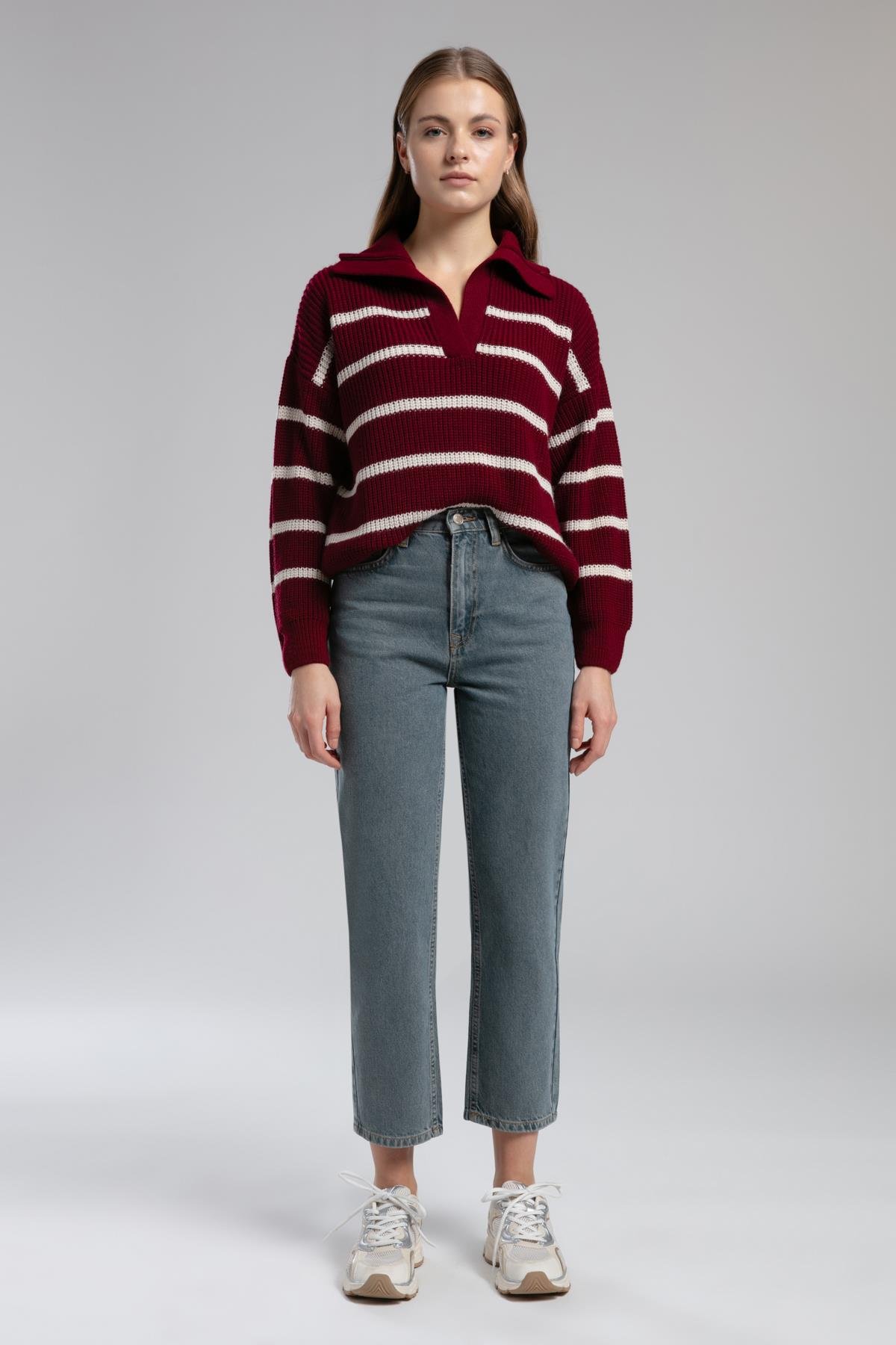 COP KADIN POLO YAKA KAZAK