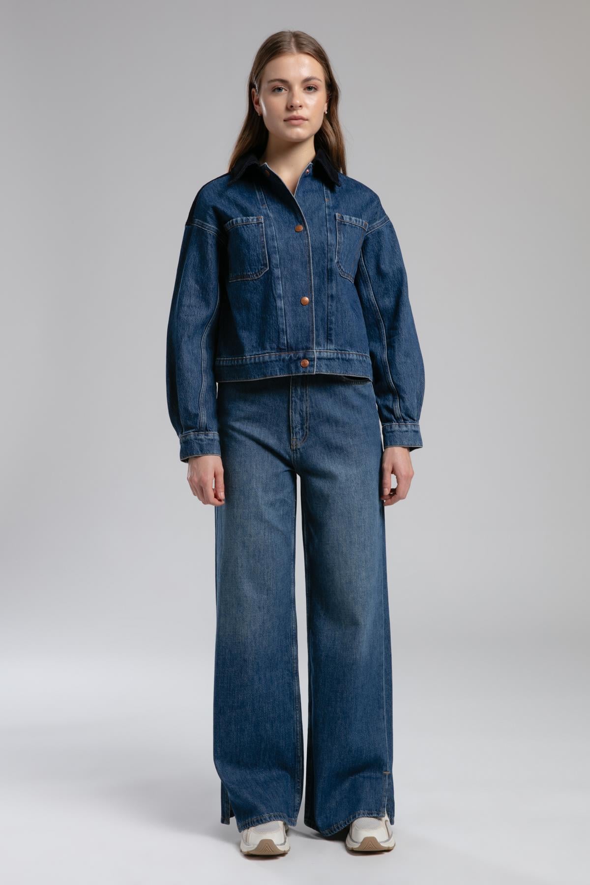 CROPY KADIN JEAN CEKET