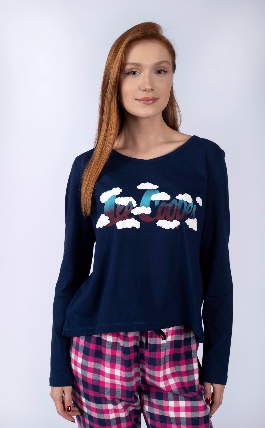 Daisy Kadın Uzun Kol T-shirt Beyaz
