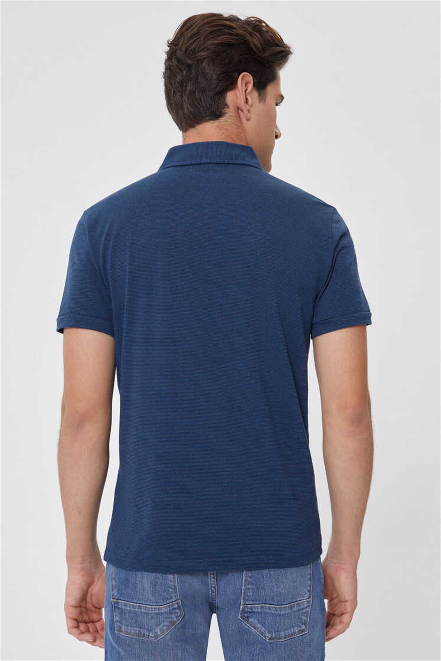 Daker Erkek Polo Yaka T-Shirt İndigo