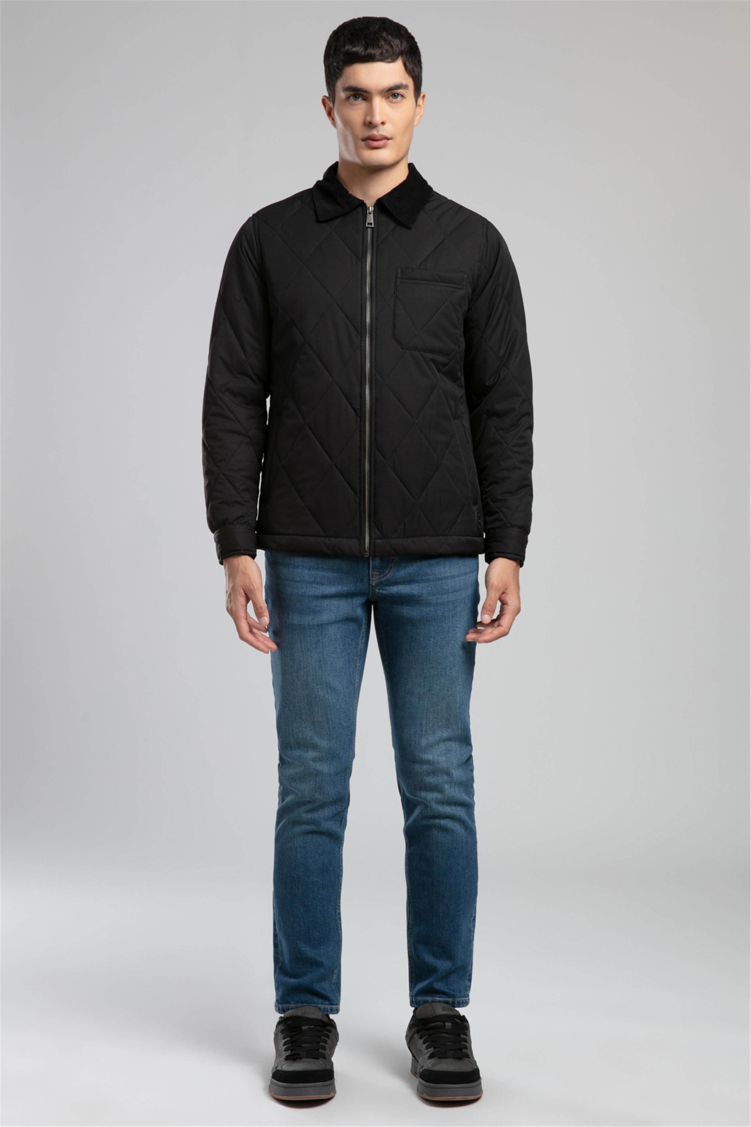 Declan Erkek Mont Siyah