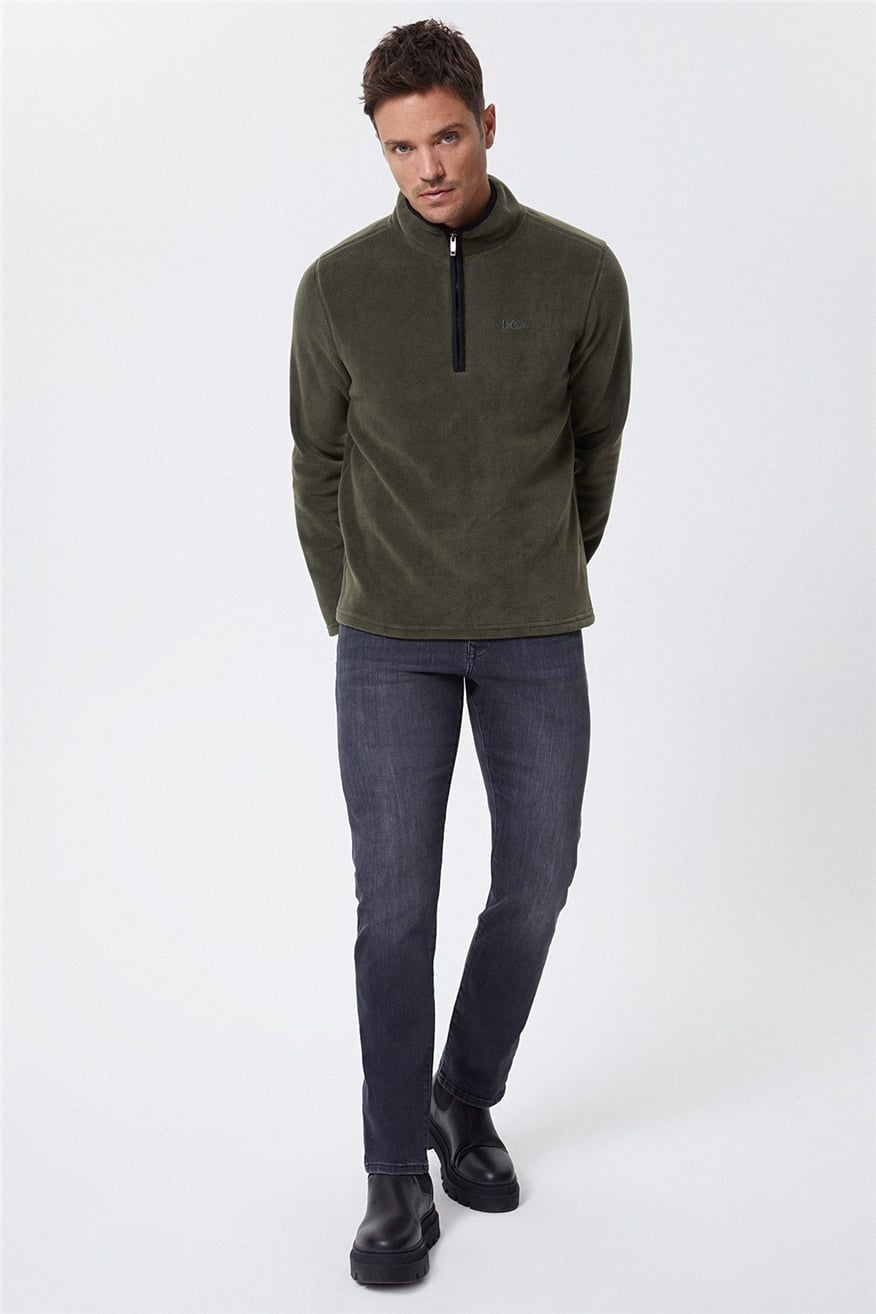 Dennis Erkek Dik Yaka Sweatshirt
