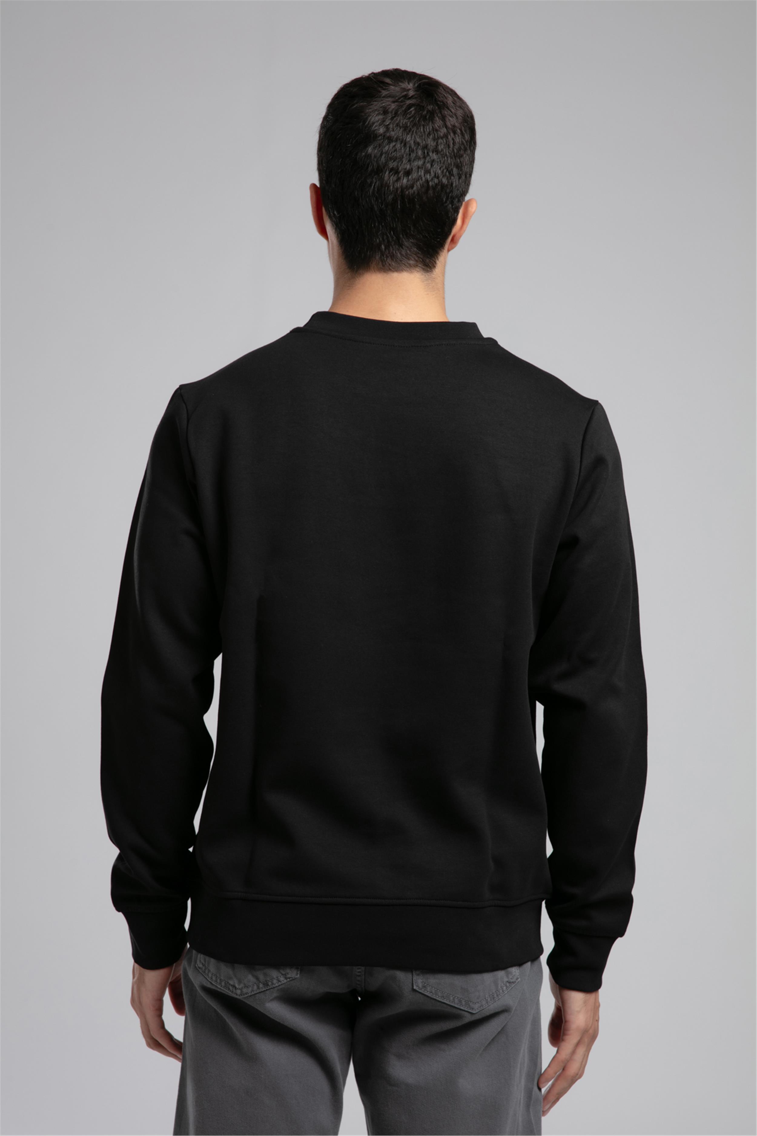 Desavvı Erkek O Yaka Sweatshirt Siyah