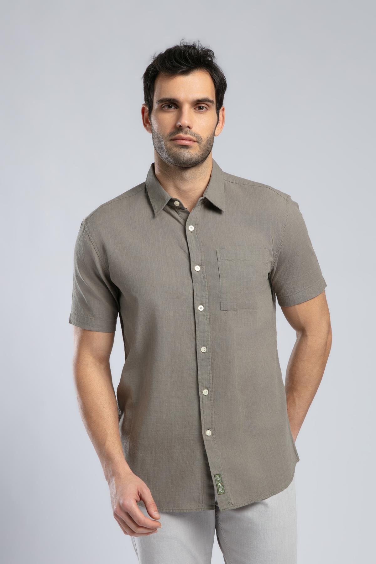 Desola Erkek K.Kol Dokuma Gömlek