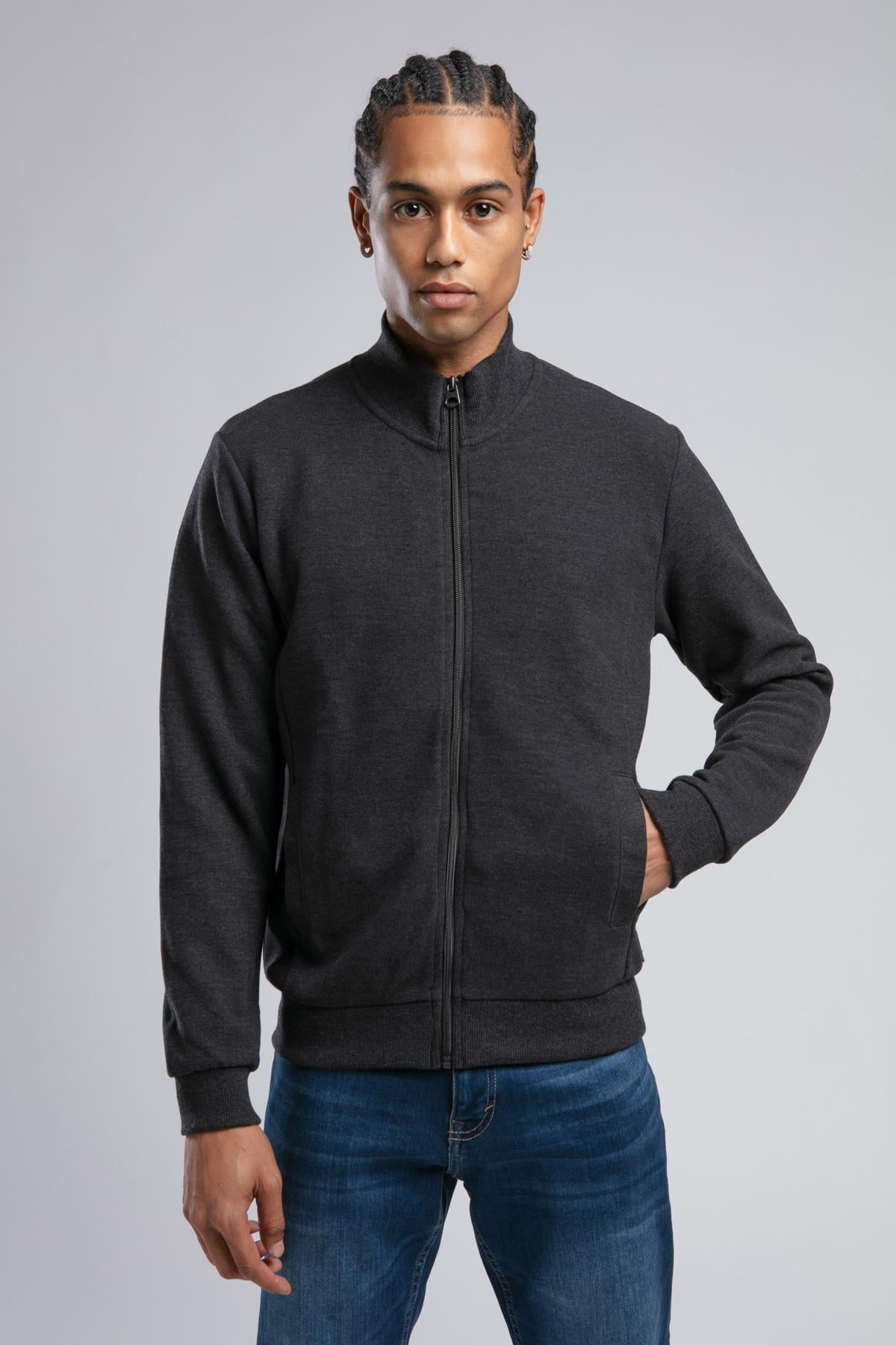 DREON ERKEK DİK YAKA FERM. SWEATSHIRT