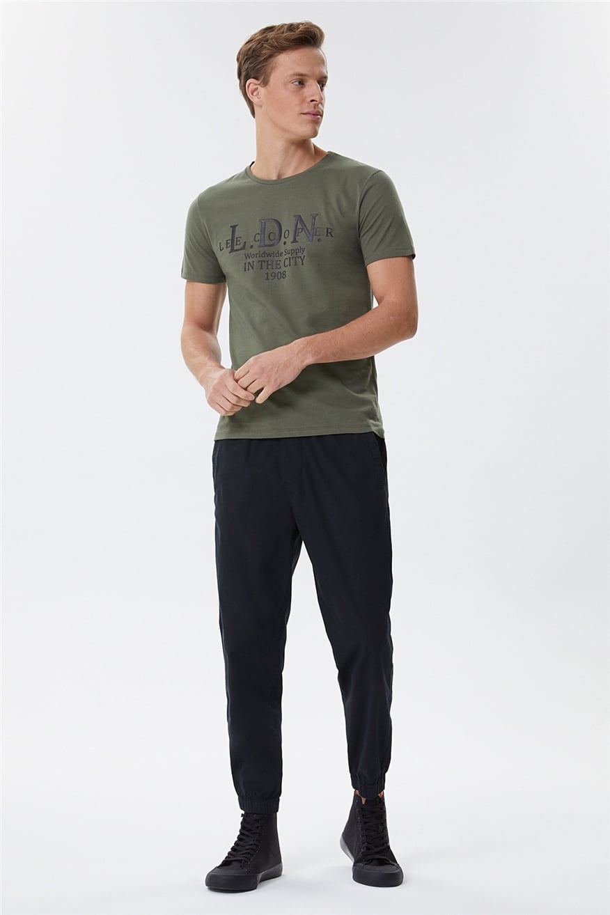 Ellery Erkek O Yaka T-Shirt Olive