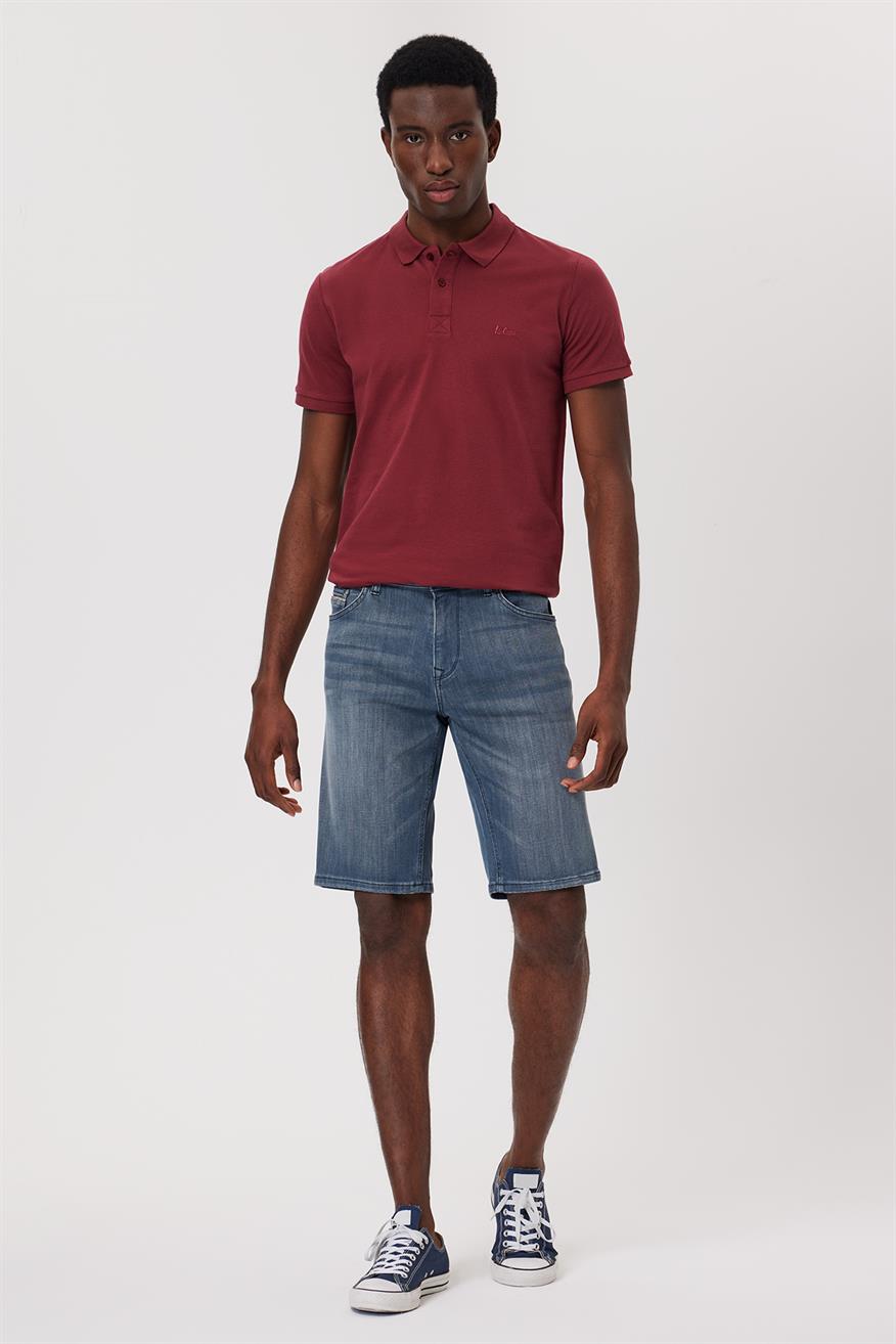 Elyo 1 Erkek Jean Şort Denım