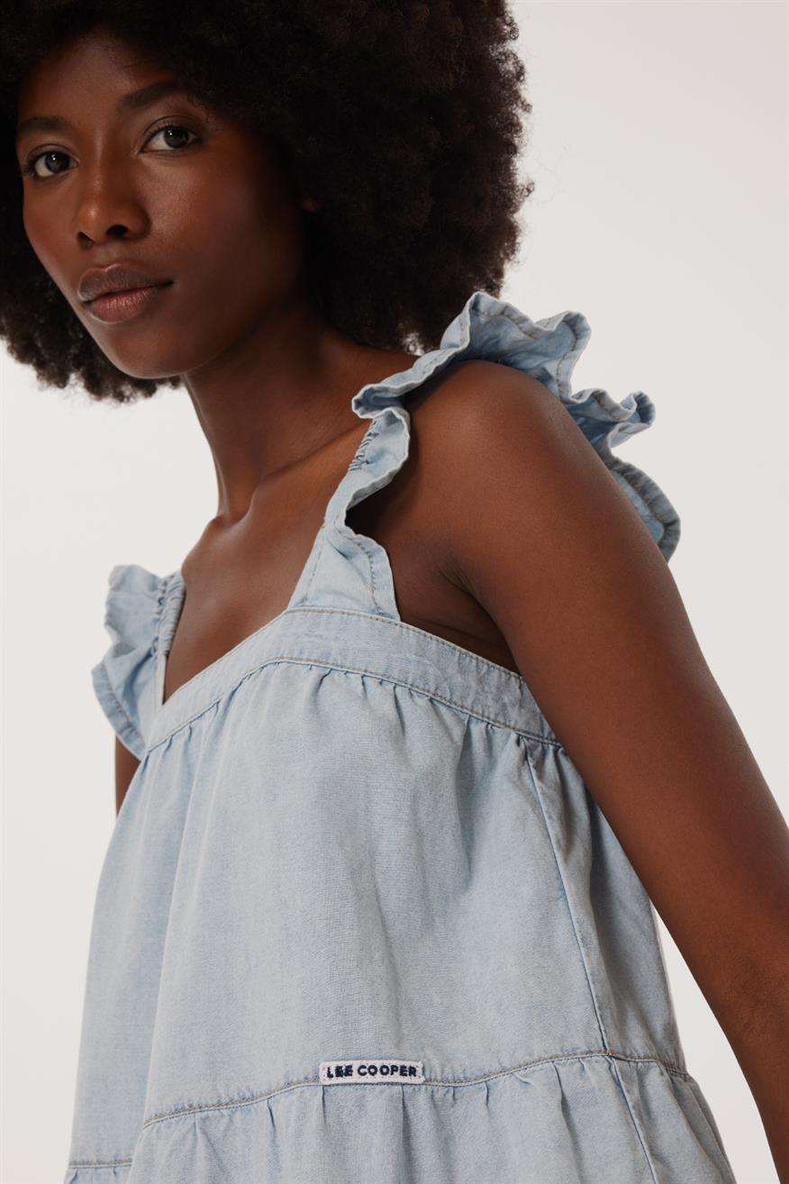 Esta Kadın Jean Elbise Denım