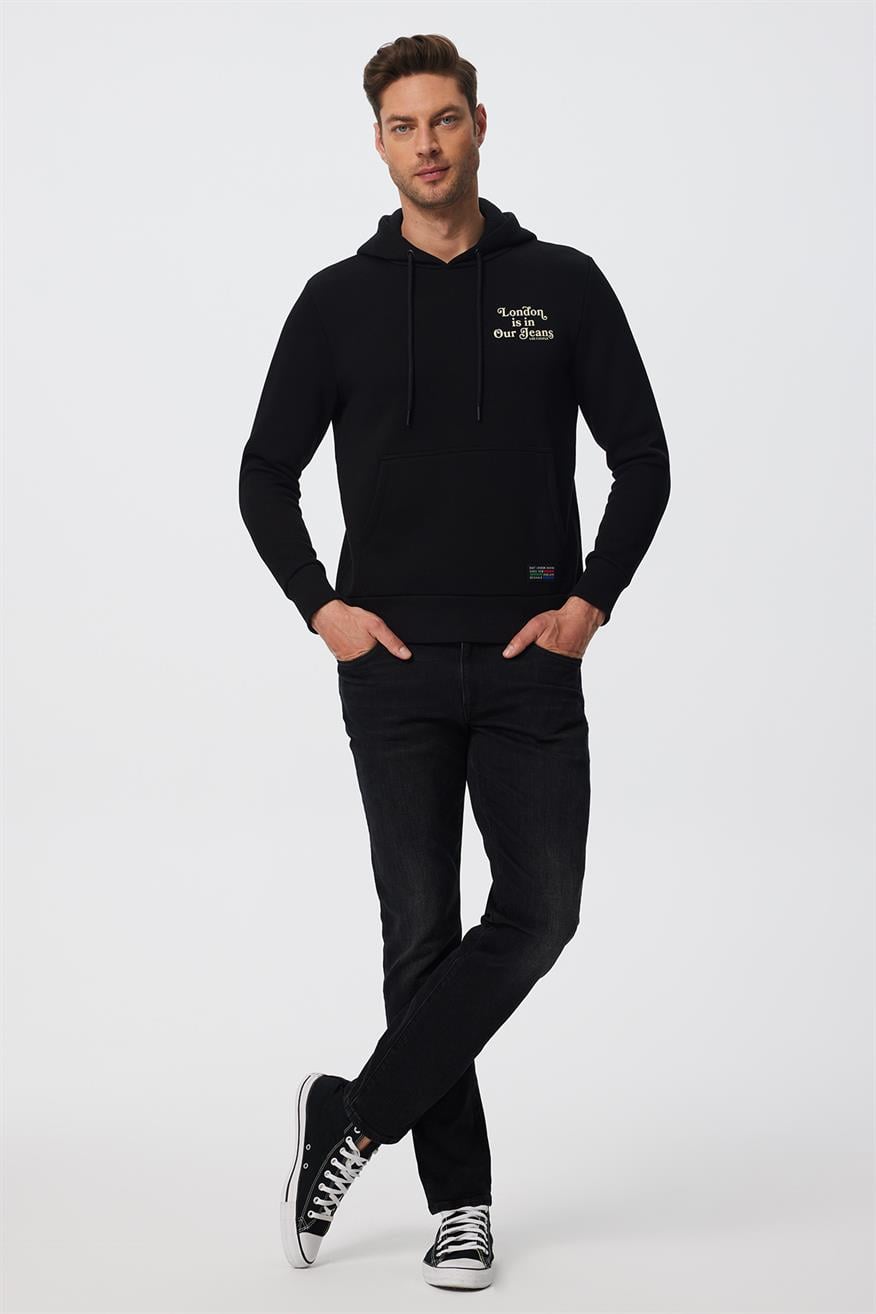 Ferden Erkek Sweatshırt Siyah 
