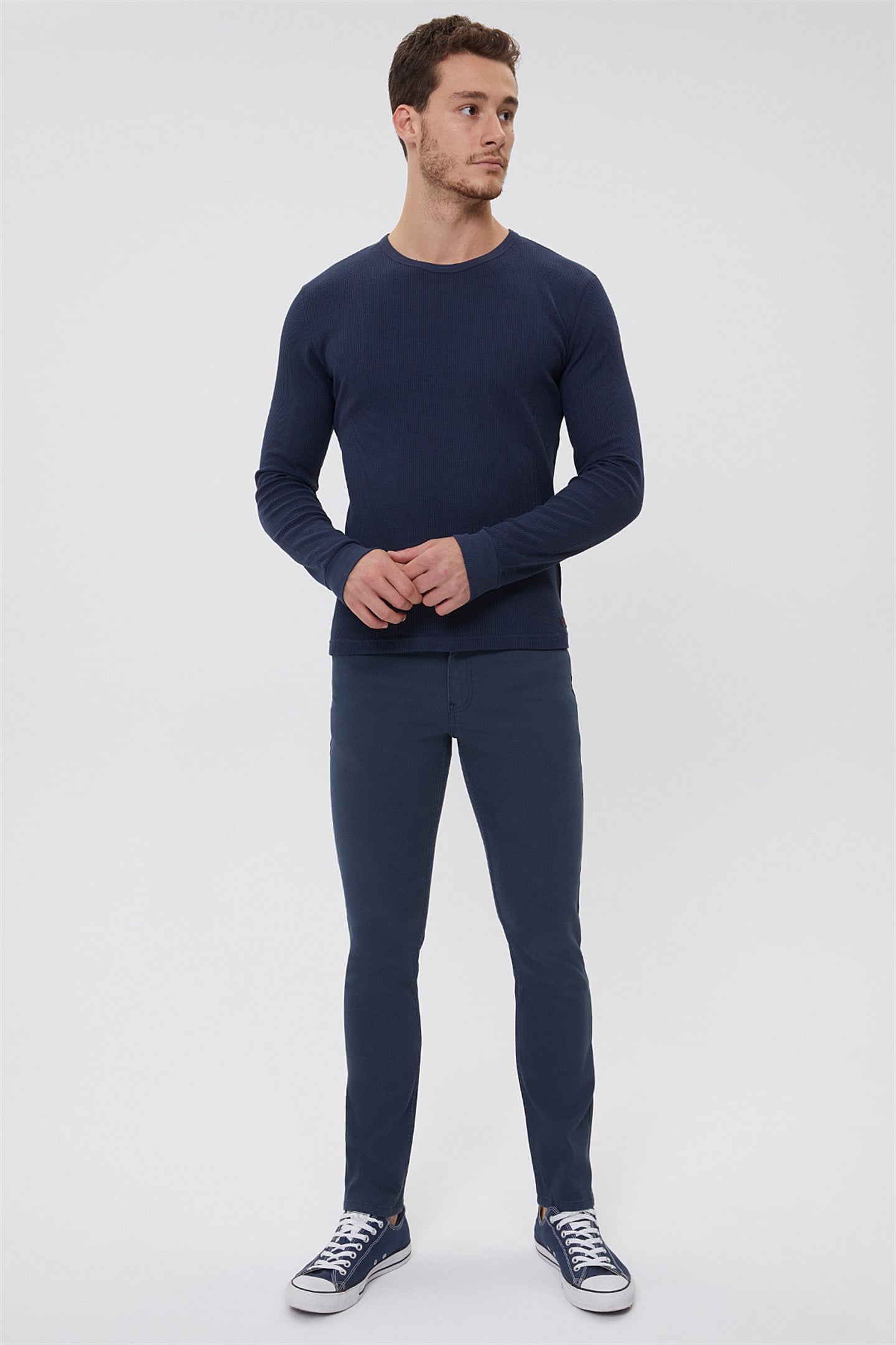 FLAME ERKEK O YAKA SWEATSHIRT