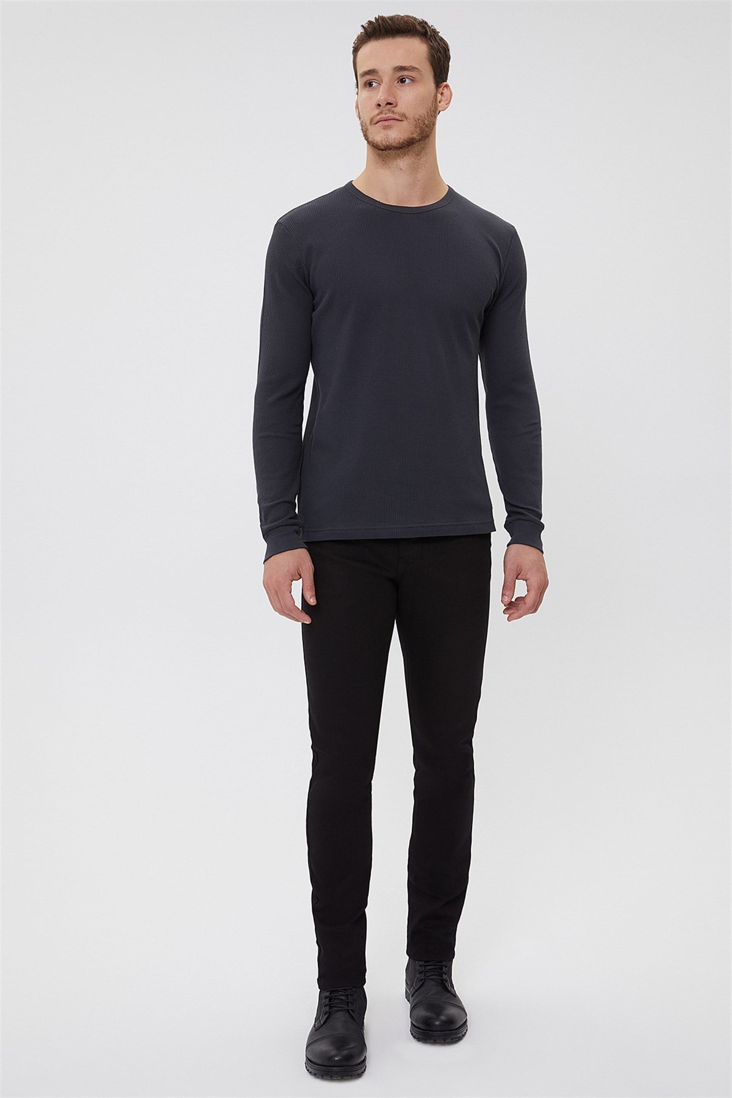 FLAME ERKEK O YAKA SWEATSHIRT