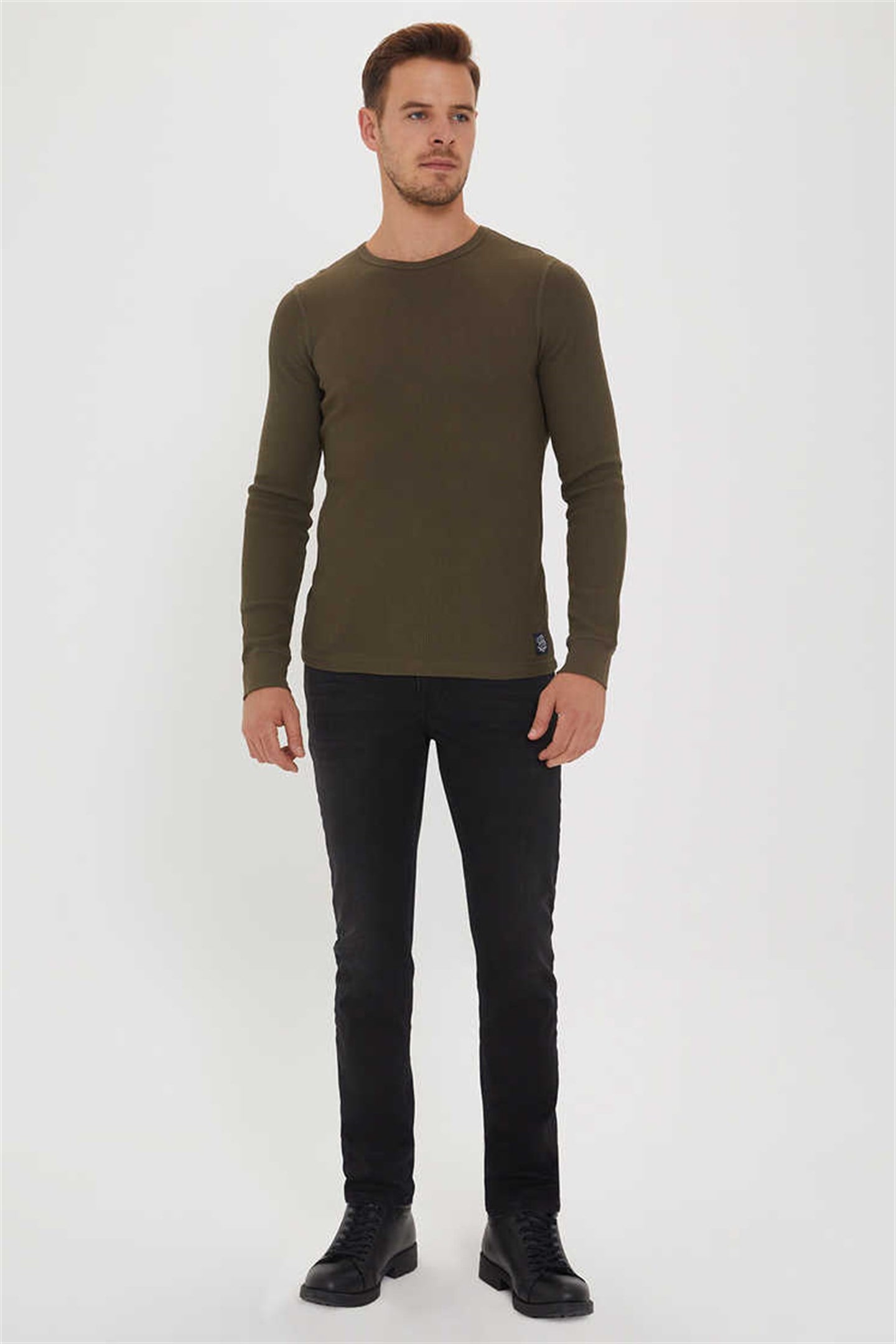 FLAME ERKEK O YAKA SWEATSHIRT