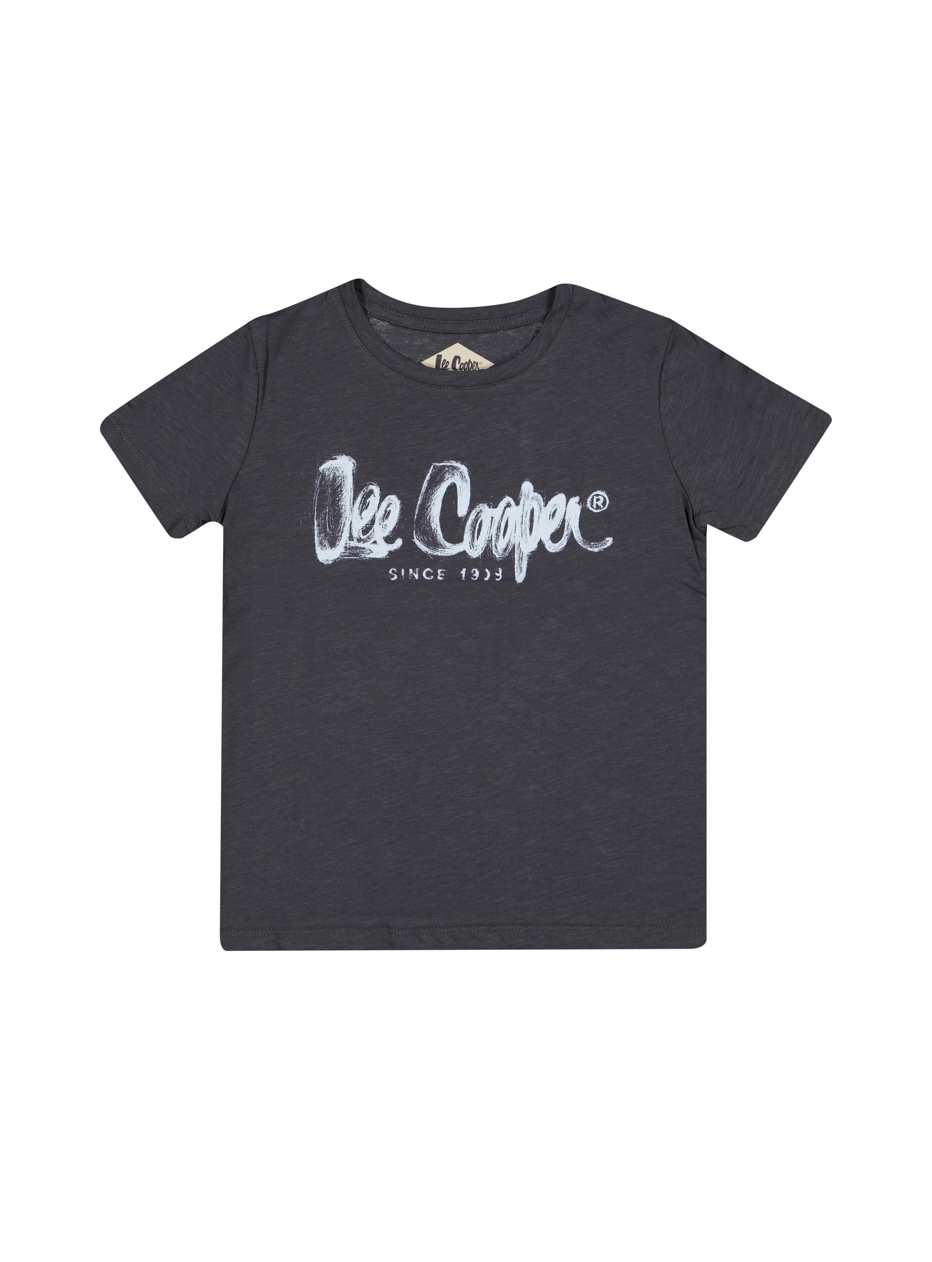 Flamingologo Unisex Çocuk Bisiklet Yaka T-Shirt Lacivert