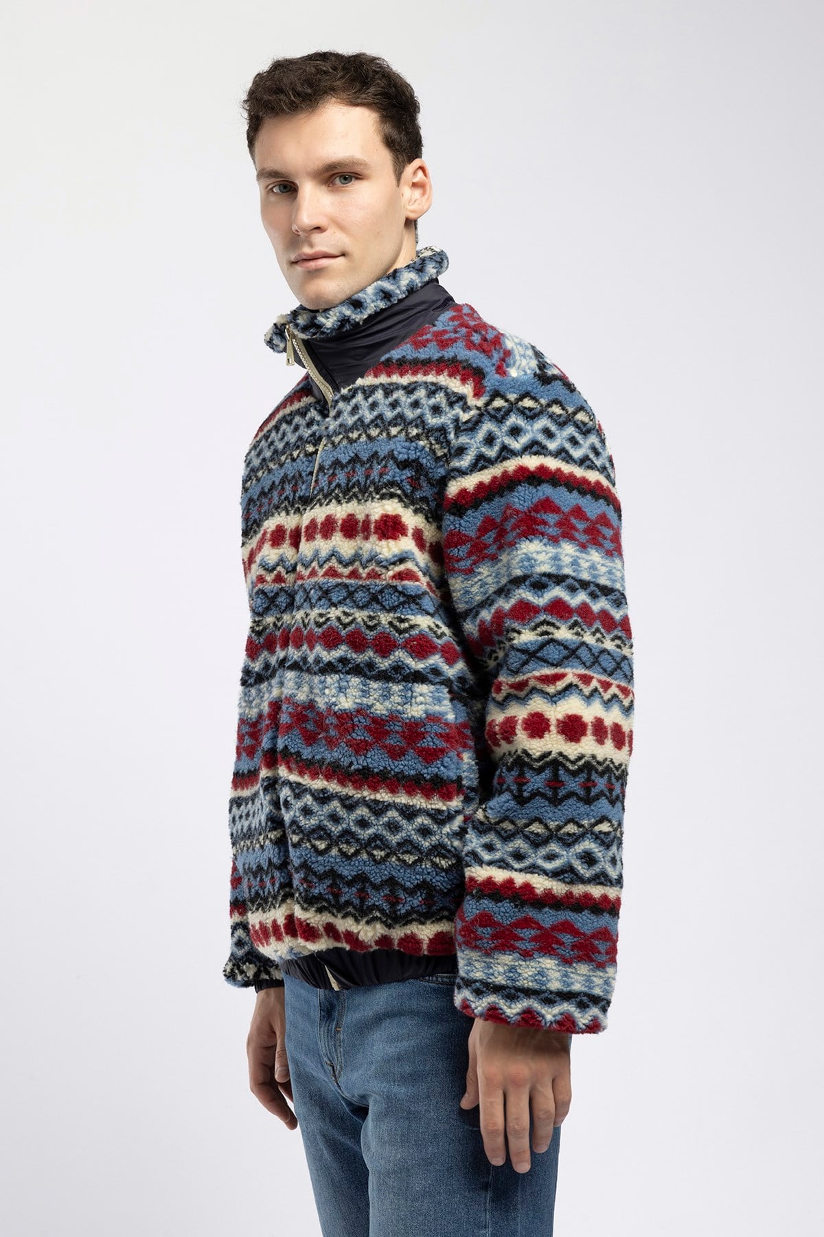 FOEX ERKEK DİK YAKA POLAR MONT
