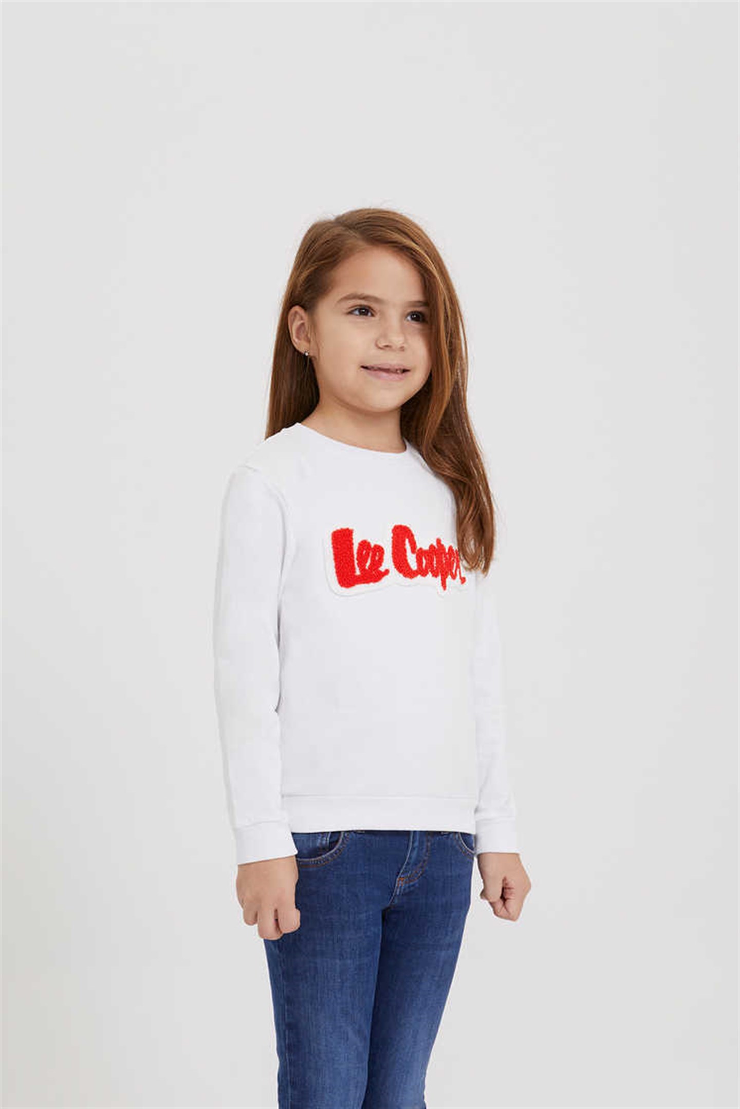 Frank Erkek Çocuk %100 Pamuk Sweatshirt Beyaz