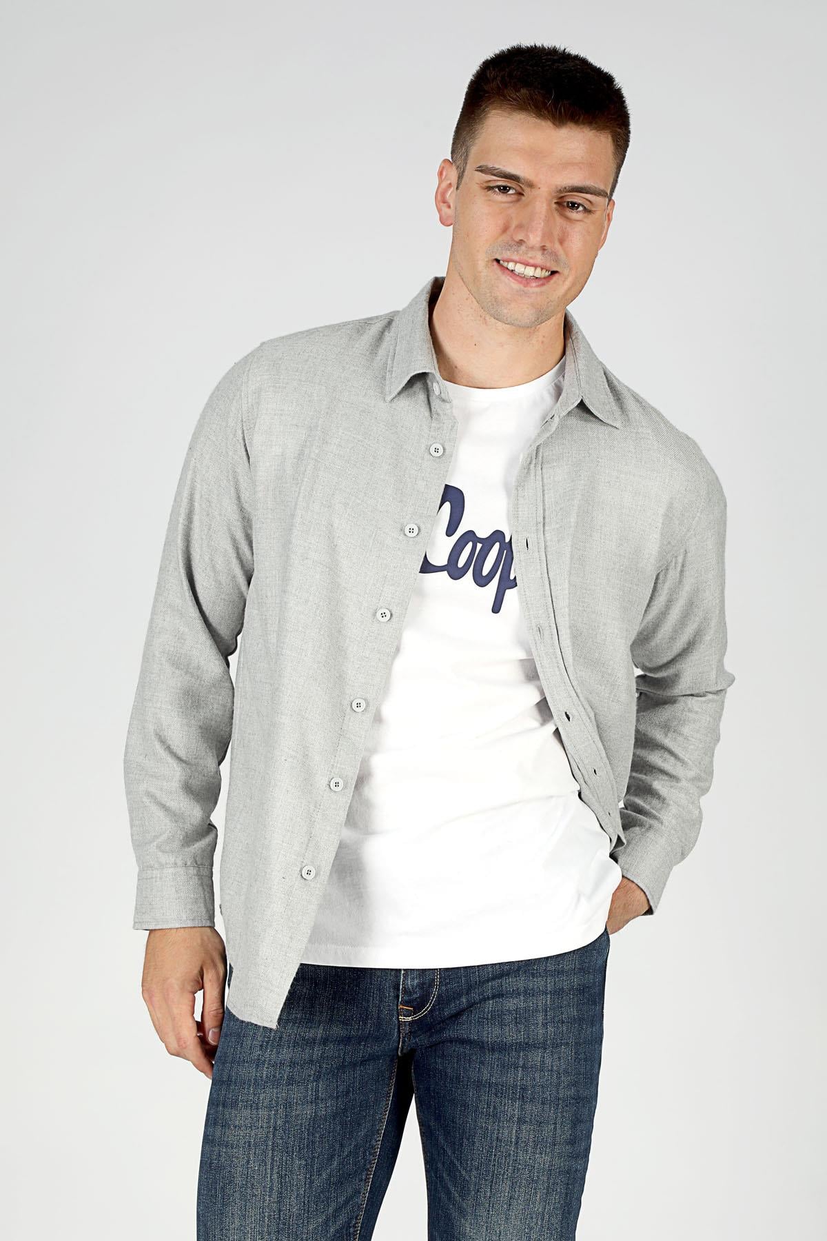 FRANS ERKEK DOKUMA U.KOL GÖMLEK