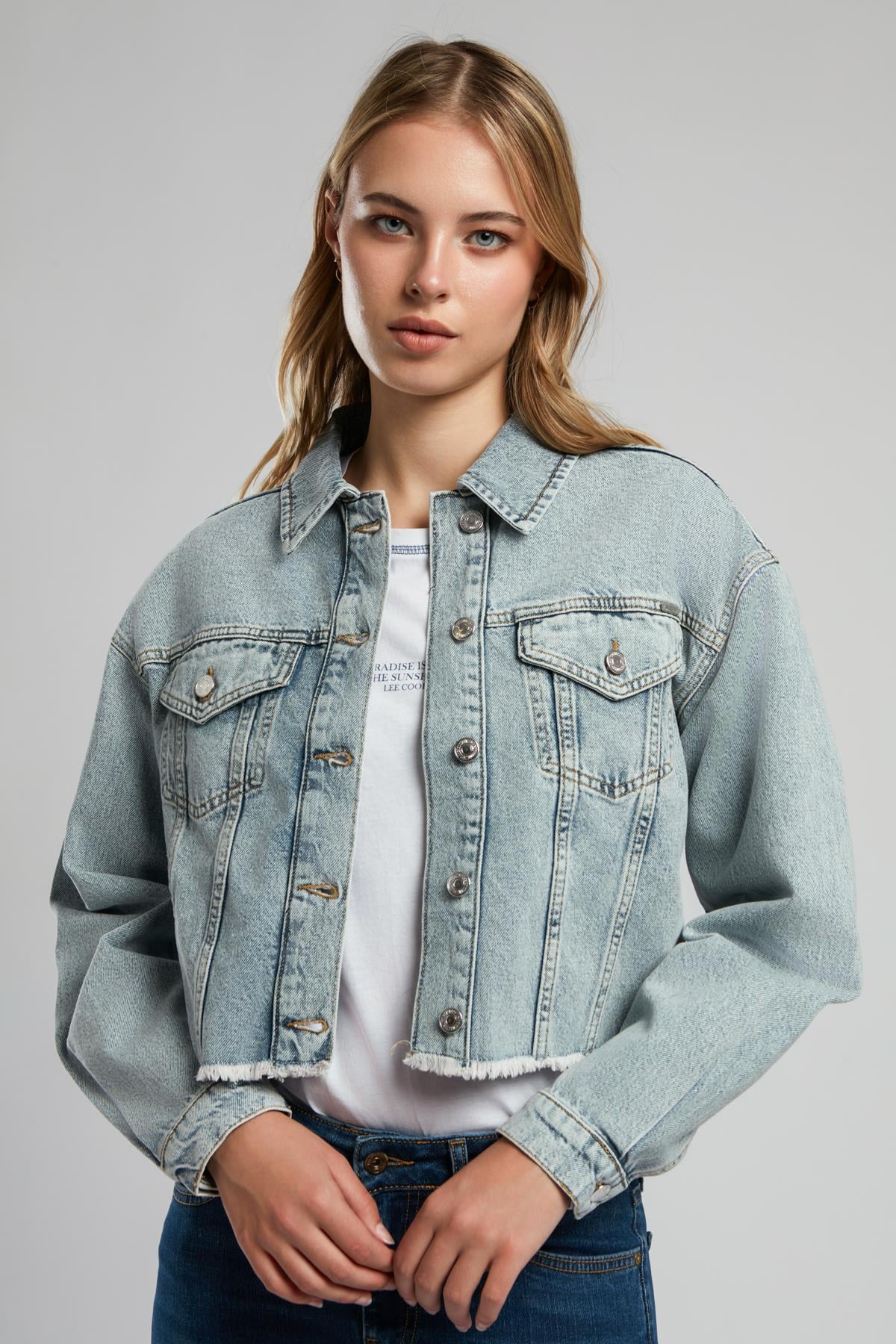 Freya Kadın Jean Ceket