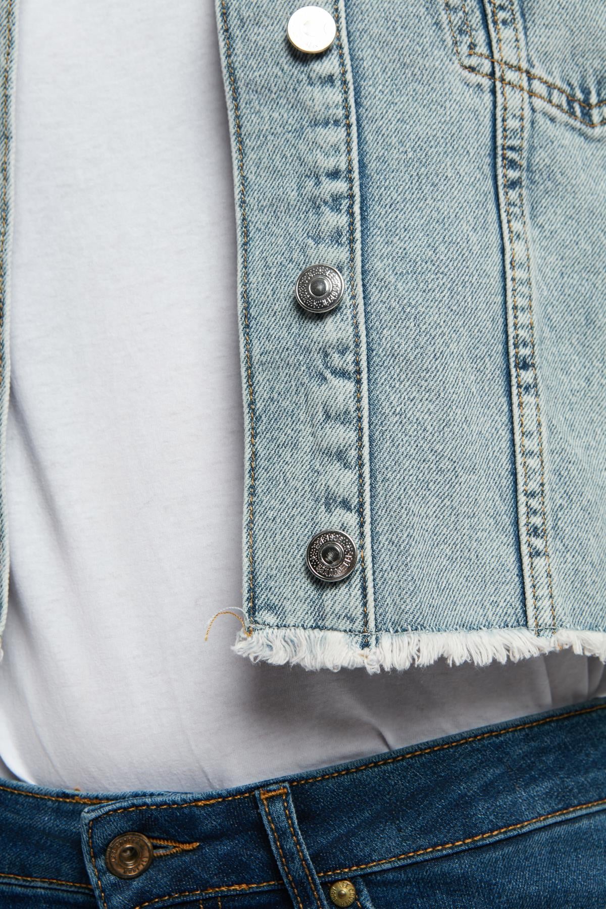 Freya Kadın %100 Pamuk Jean Ceket Denim