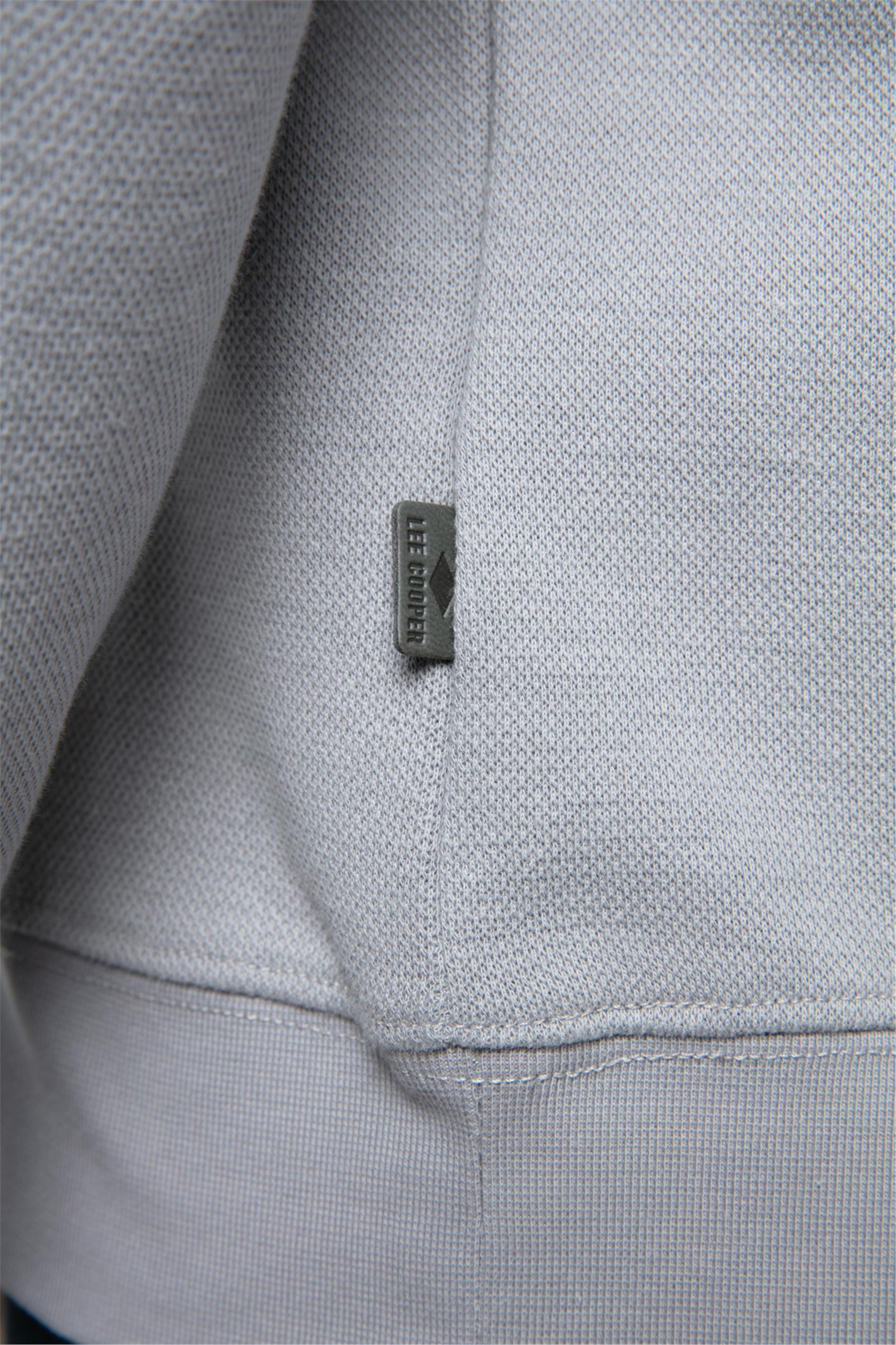 Gale Erkek Polo Yaka Sweatshirt Gri