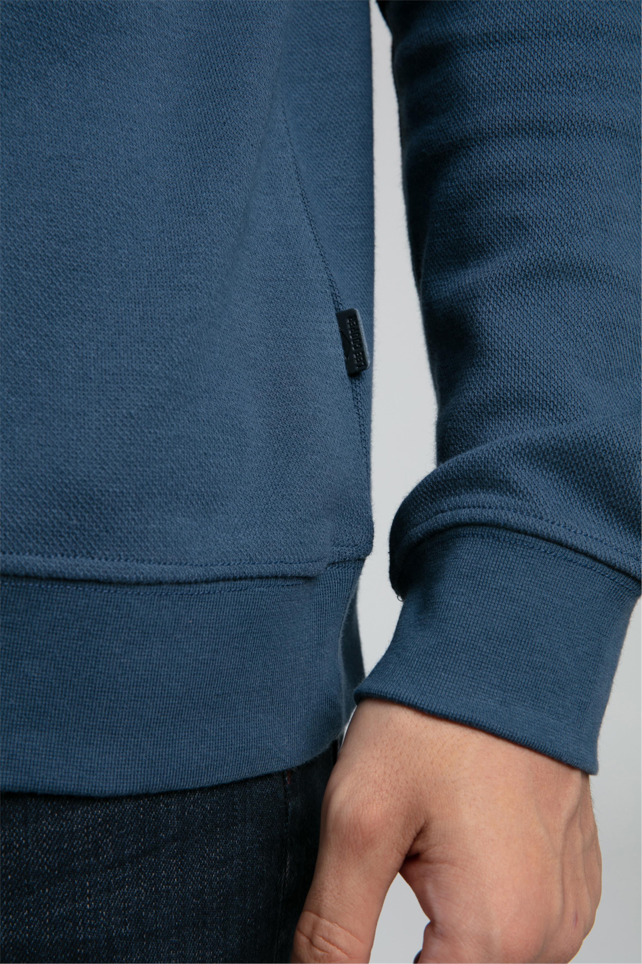Gale Erkek Polo Yaka Sweatshirt Mavi