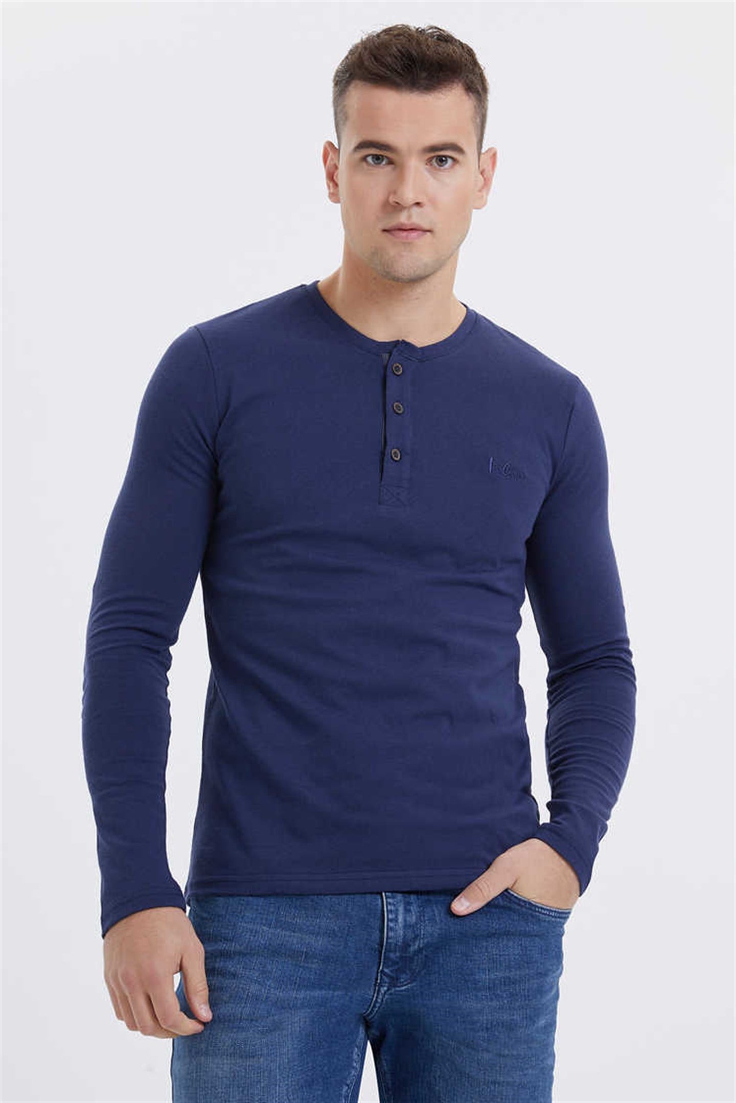 GRANDAD ERKEK O YAKA PATLI SWEATSHIRT