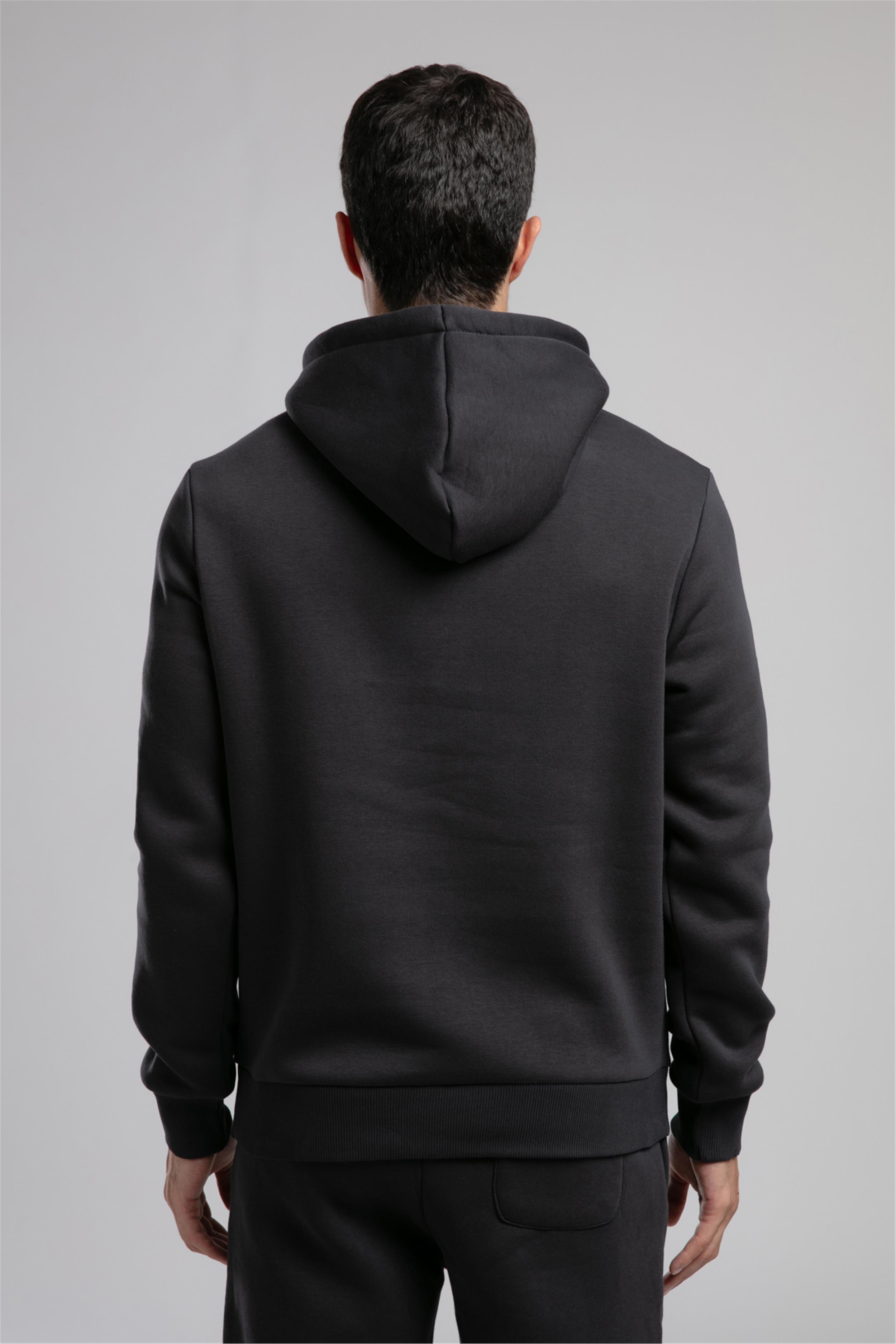 Greg Erkek Kapüşonlu Sweatshirt Gri
