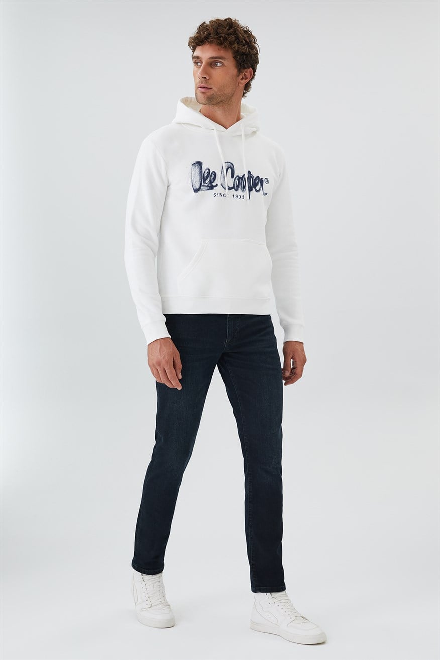 Gregory Erkek Kapüşonlu Sweatshirt Off White