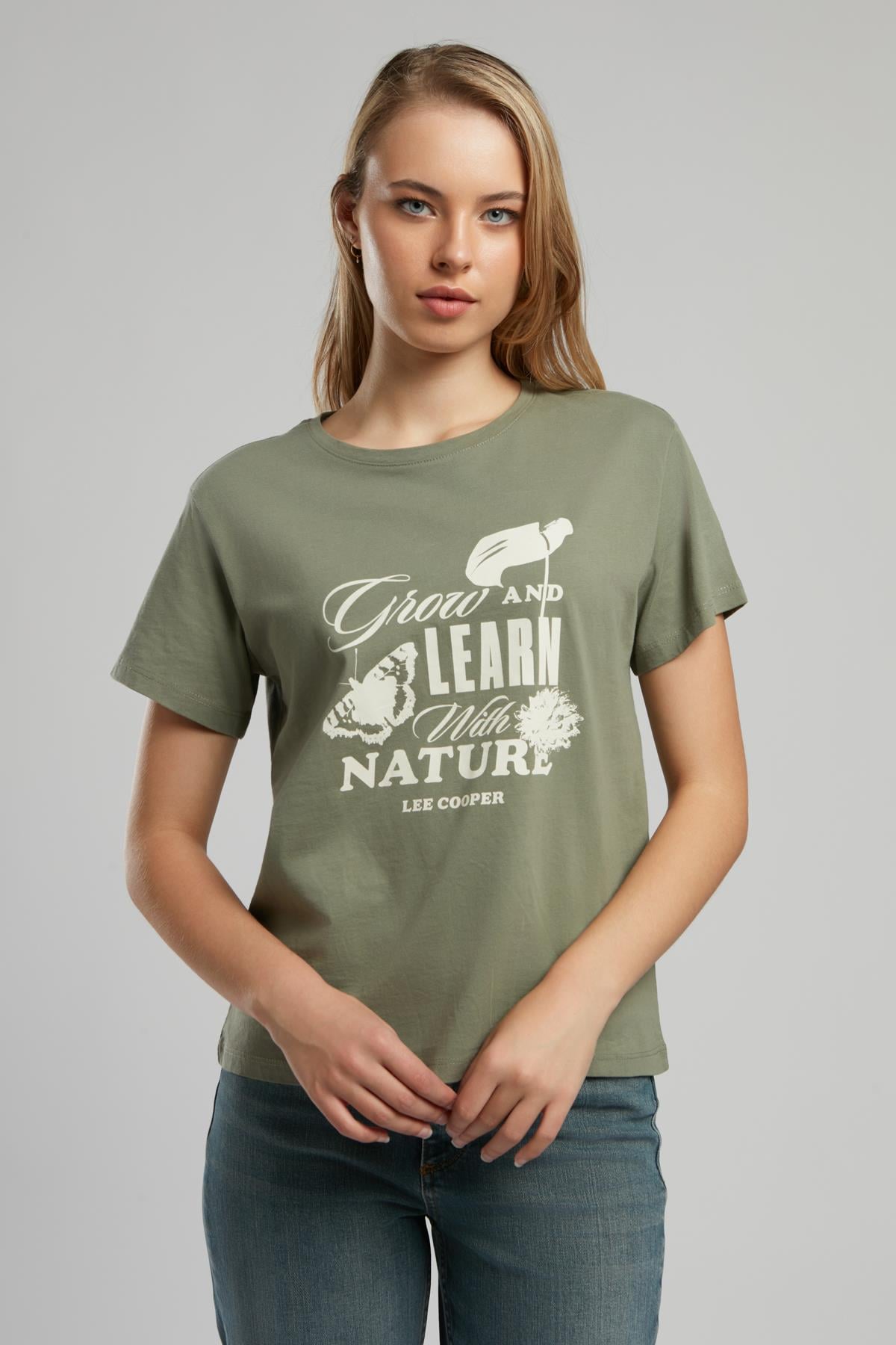 Grow Kadın O Yaka T-Shirt