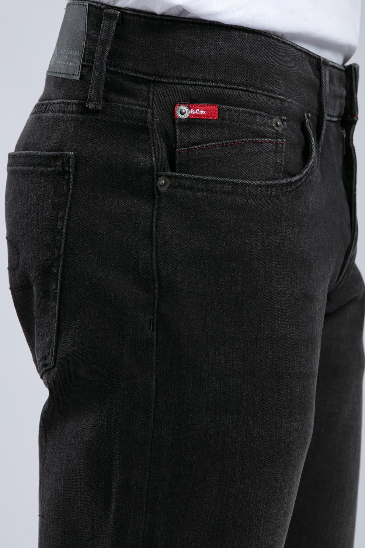 Harry Erkek Straıght Normal Kesim Normal Bel Düz Paça Jean Pantolon Gri