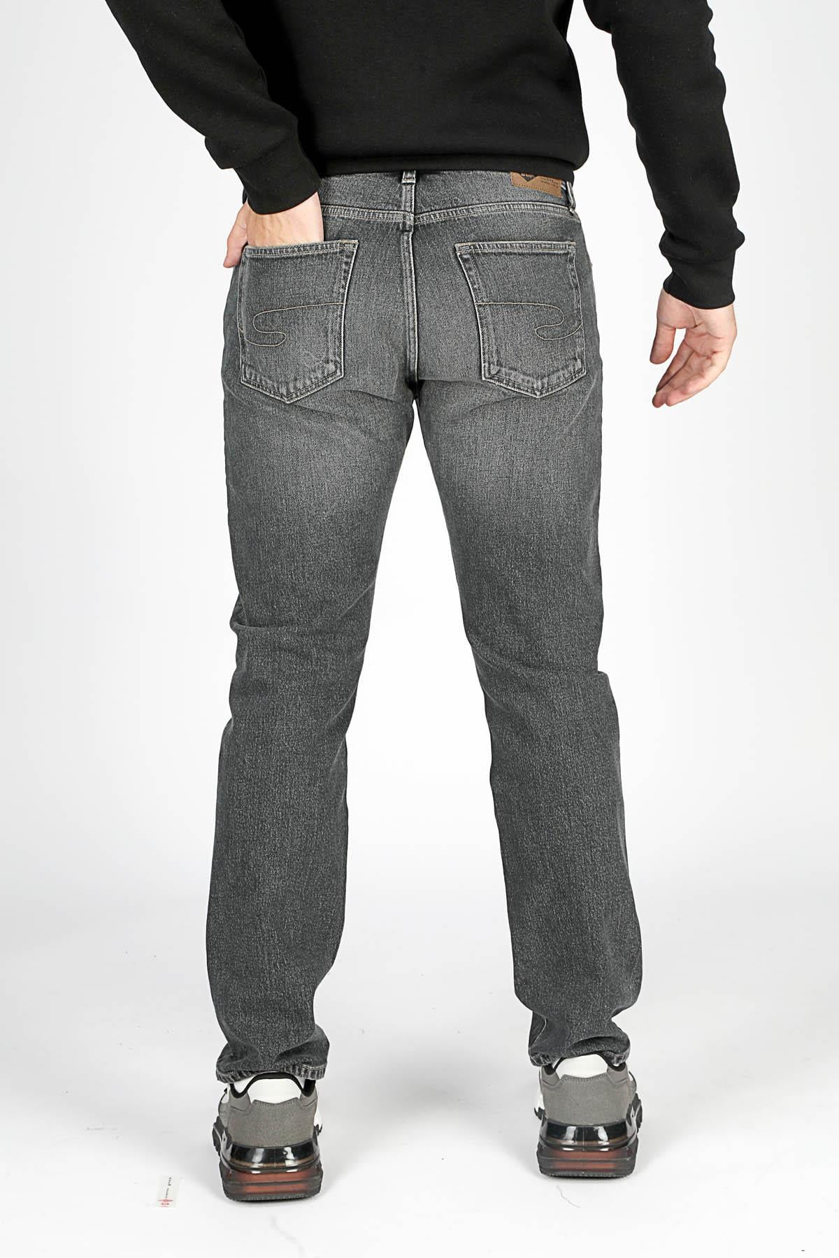 Harry Erkek Straıght Normal Kesim Normal Bel Düz Paça Jean Pantolon Antrasit